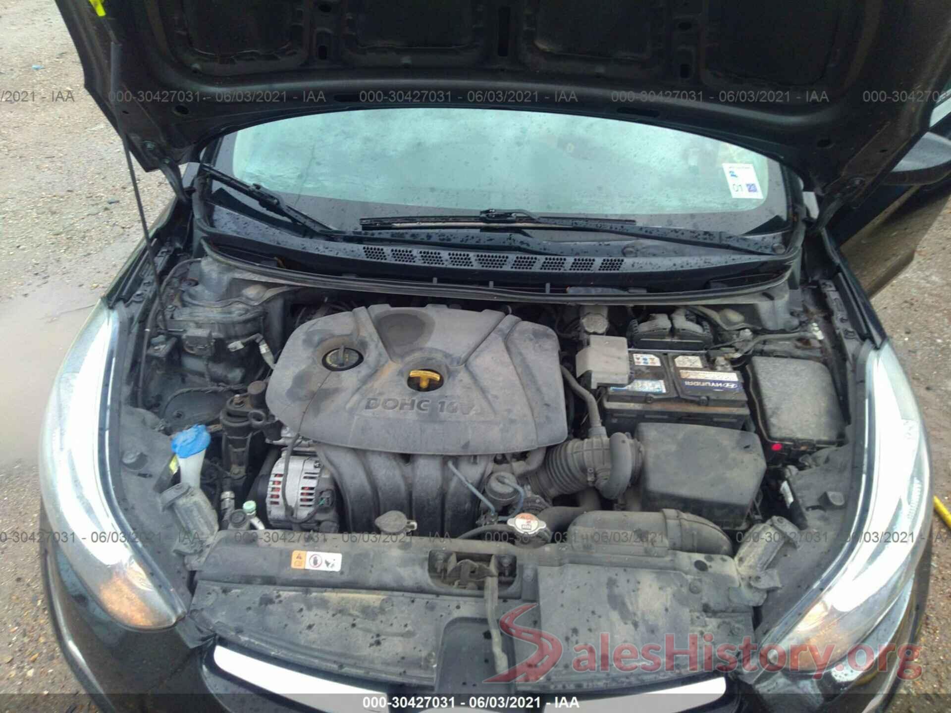 5NPDH4AE2GH689841 2016 HYUNDAI ELANTRA