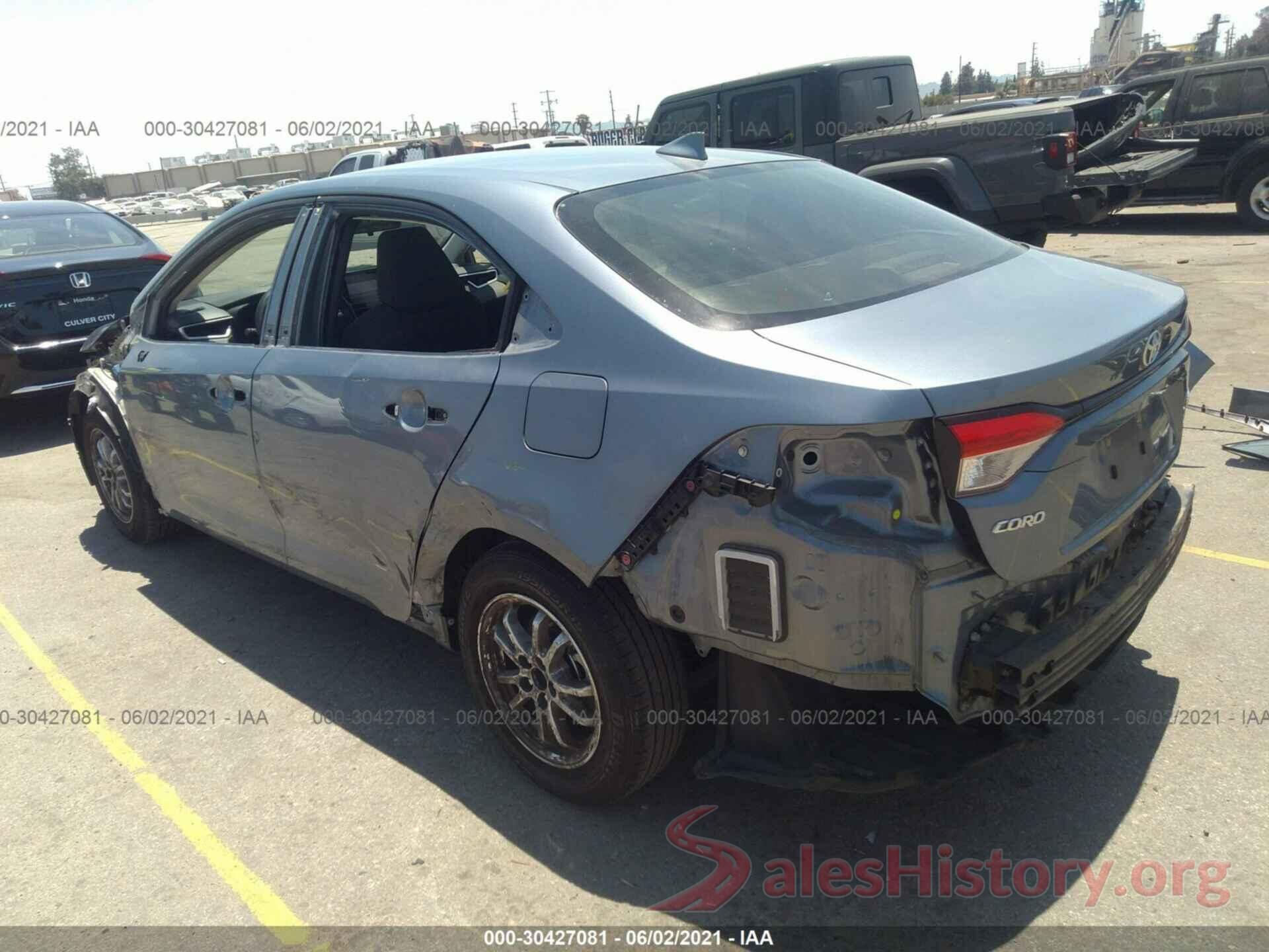 JTDEBRBE6LJ022077 2020 TOYOTA COROLLA