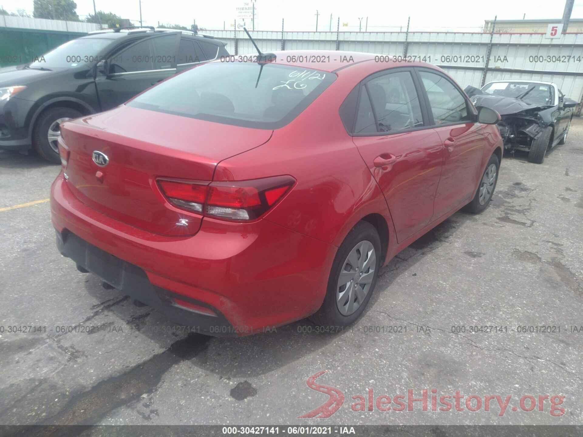 3KPA24AD4LE359225 2020 KIA RIO