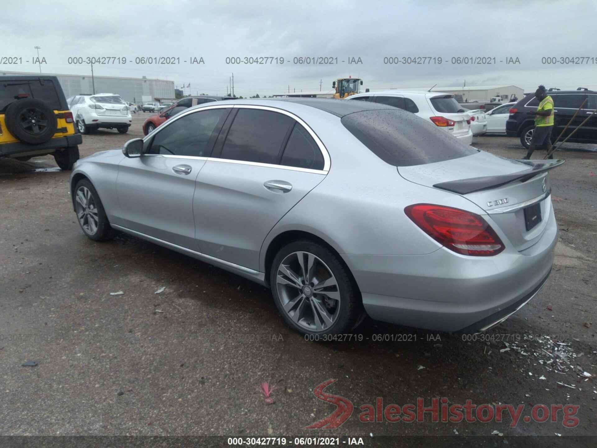 55SWF4KB4GU176302 2016 MERCEDES-BENZ C-CLASS