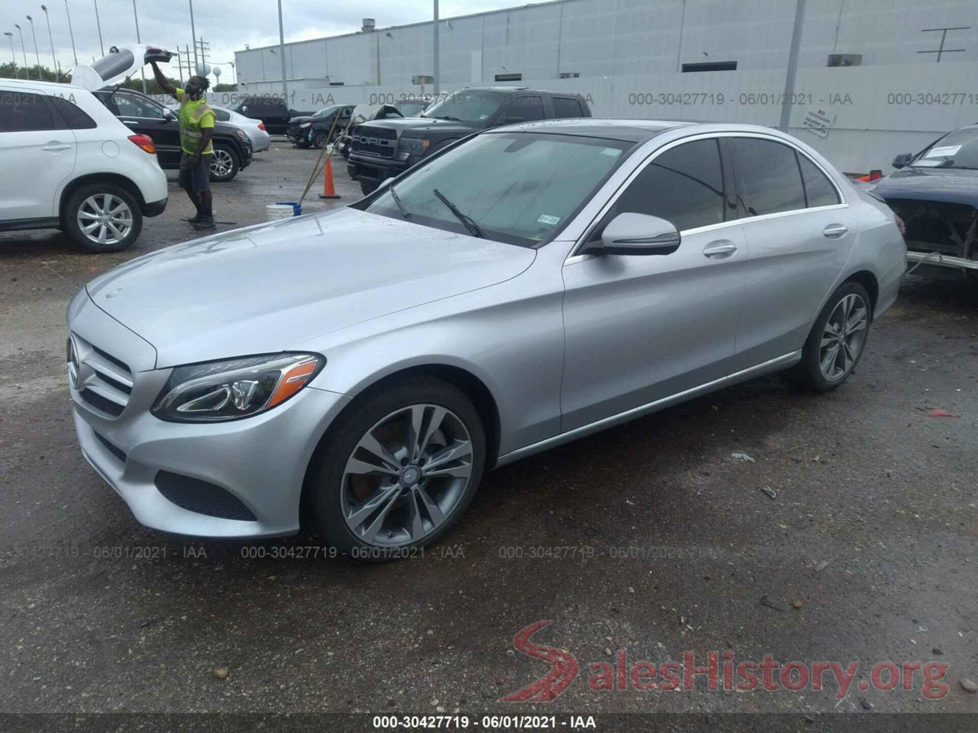 55SWF4KB4GU176302 2016 MERCEDES-BENZ C-CLASS