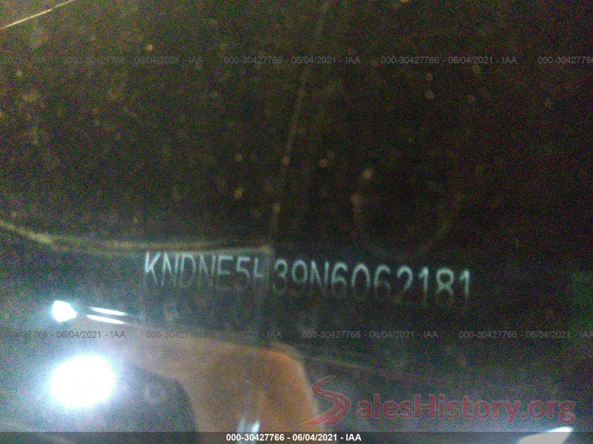 KNDNE5H39N6062181 2022 KIA CARNIVAL