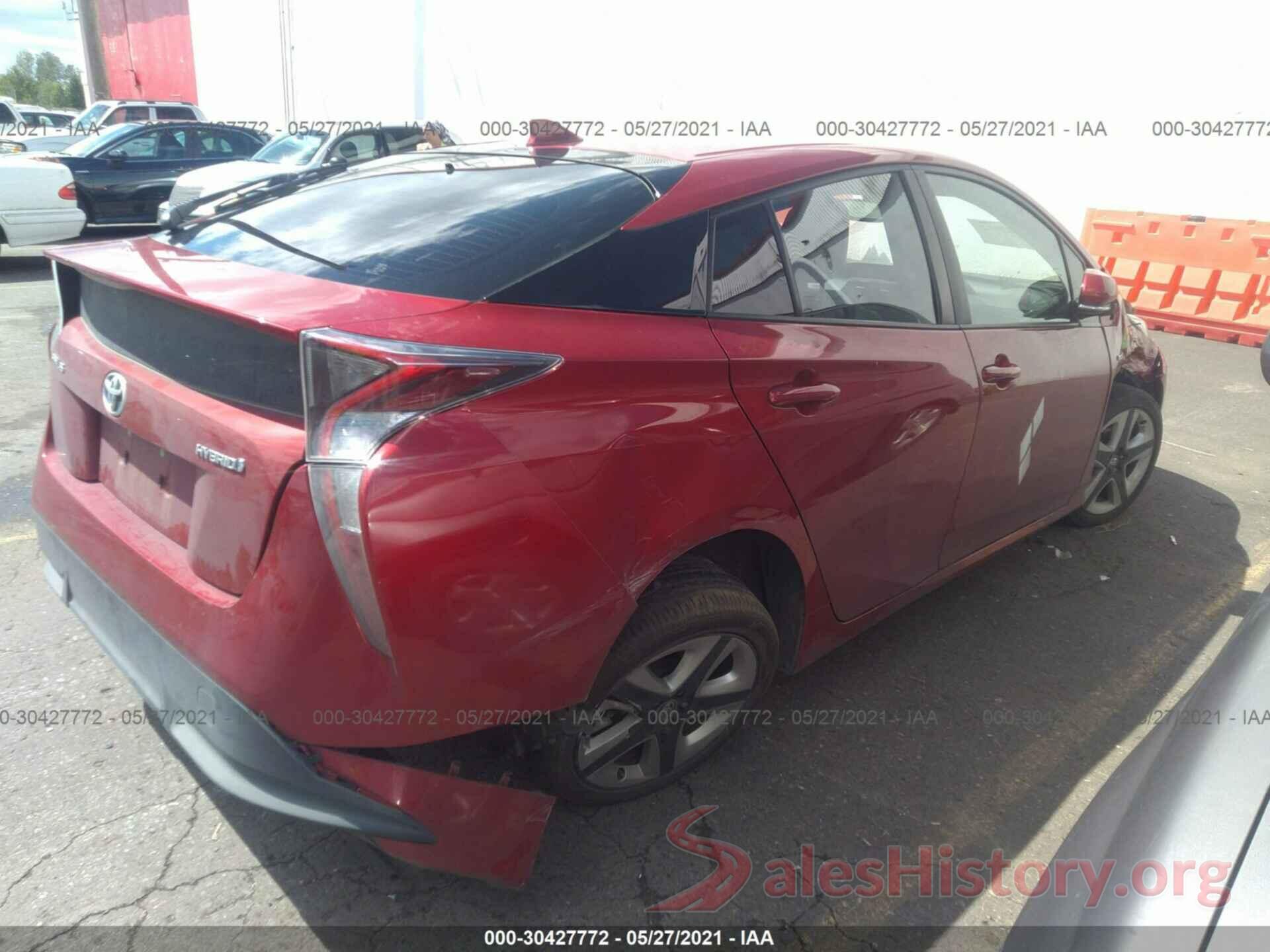 JTDKARFUXG3512054 2016 TOYOTA PRIUS