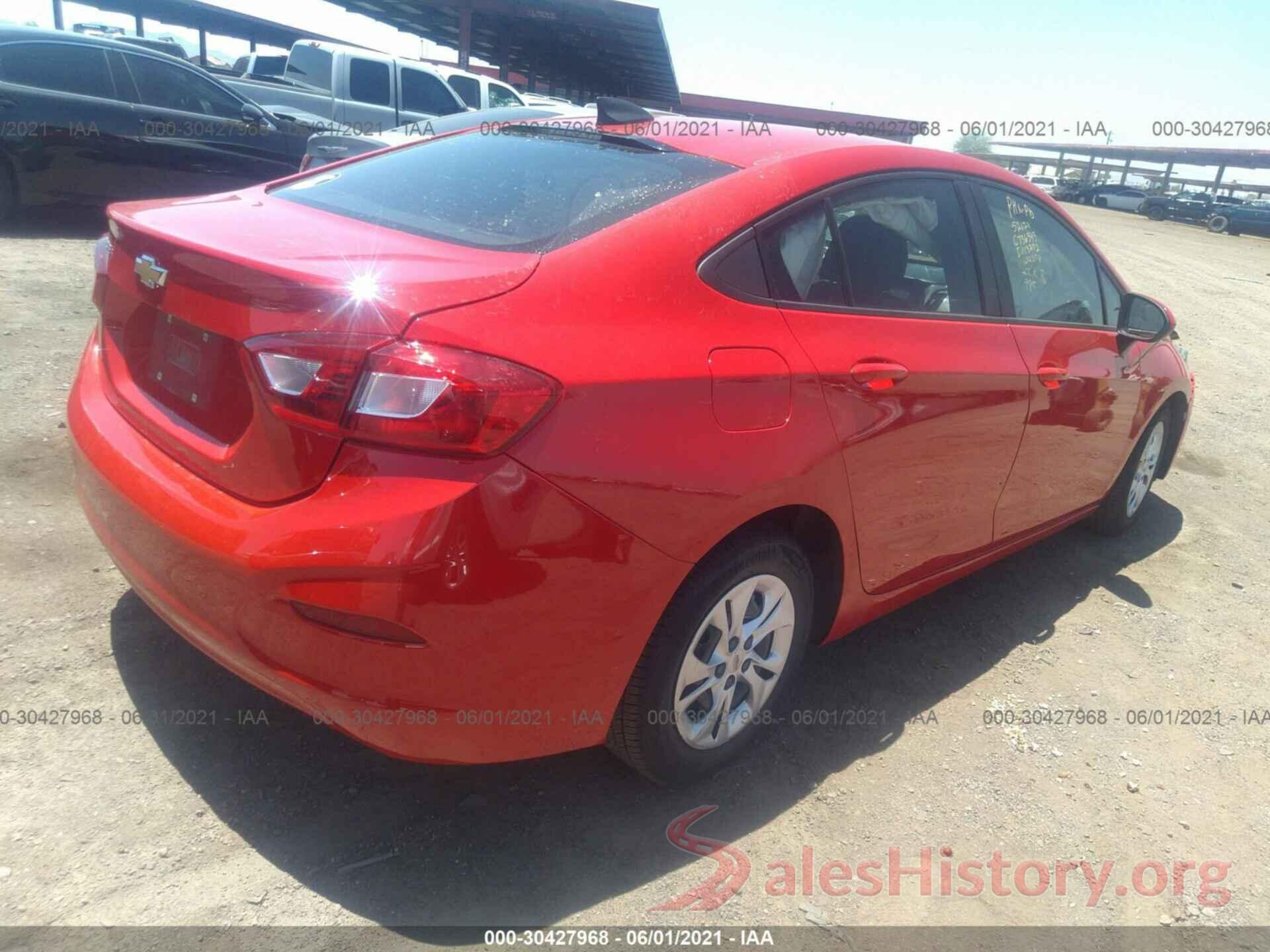 1G1BJ5SM1K7106558 2019 CHEVROLET CRUZE