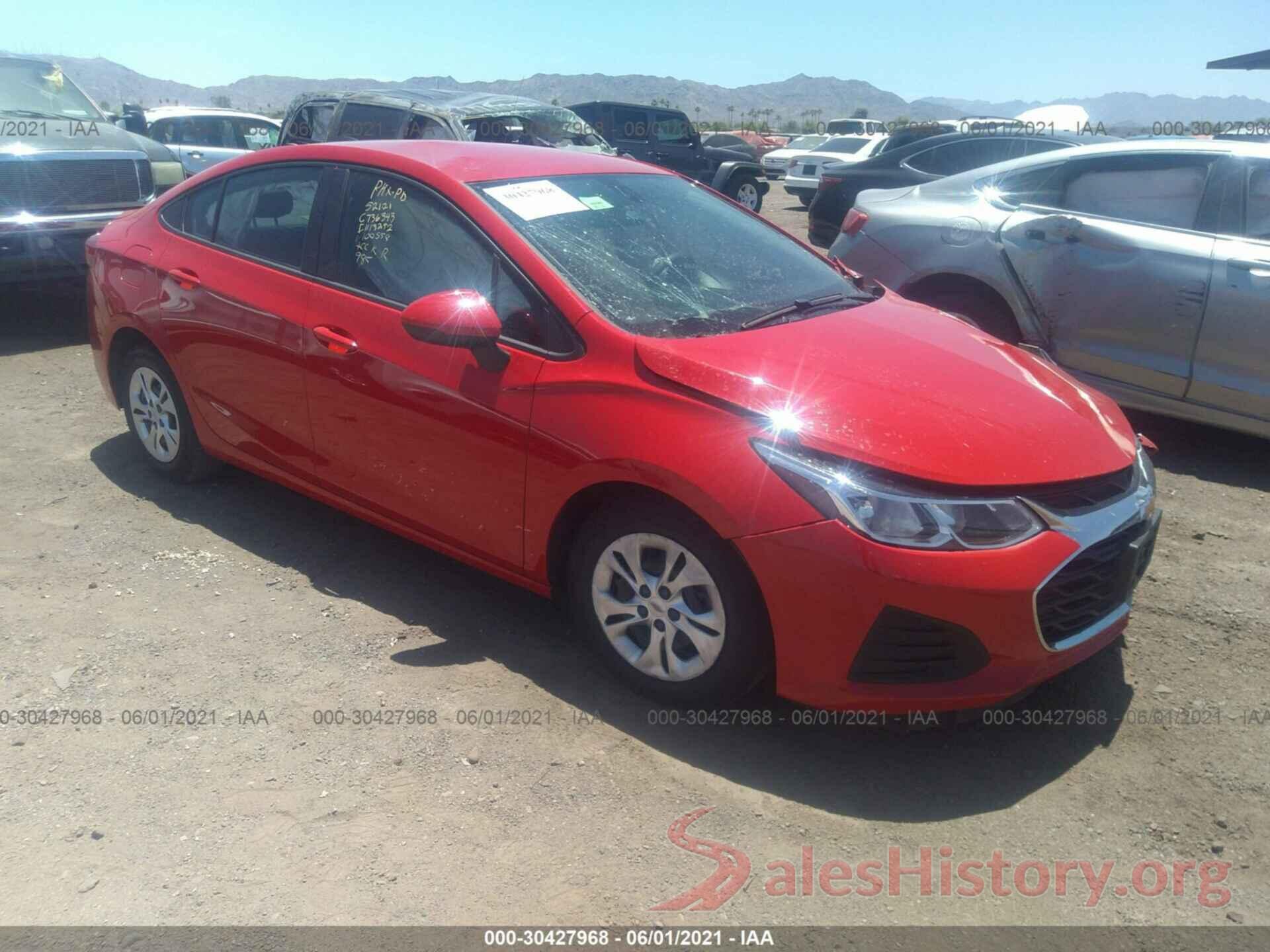 1G1BJ5SM1K7106558 2019 CHEVROLET CRUZE