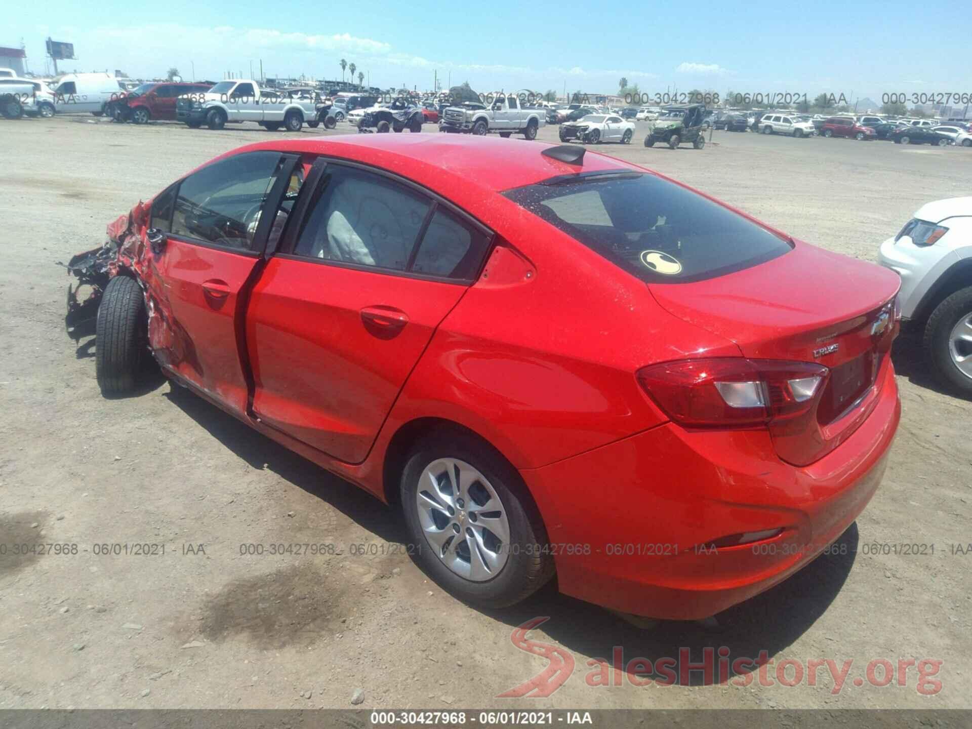 1G1BJ5SM1K7106558 2019 CHEVROLET CRUZE