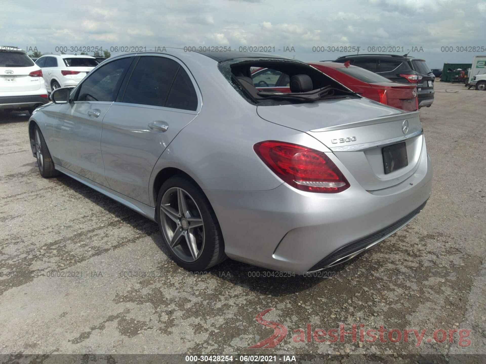 55SWF4KB1GU164060 2016 MERCEDES-BENZ C-CLASS