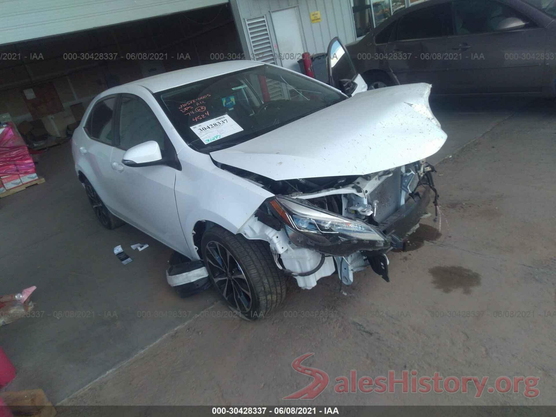 2T1BURHE4KC234524 2019 TOYOTA COROLLA