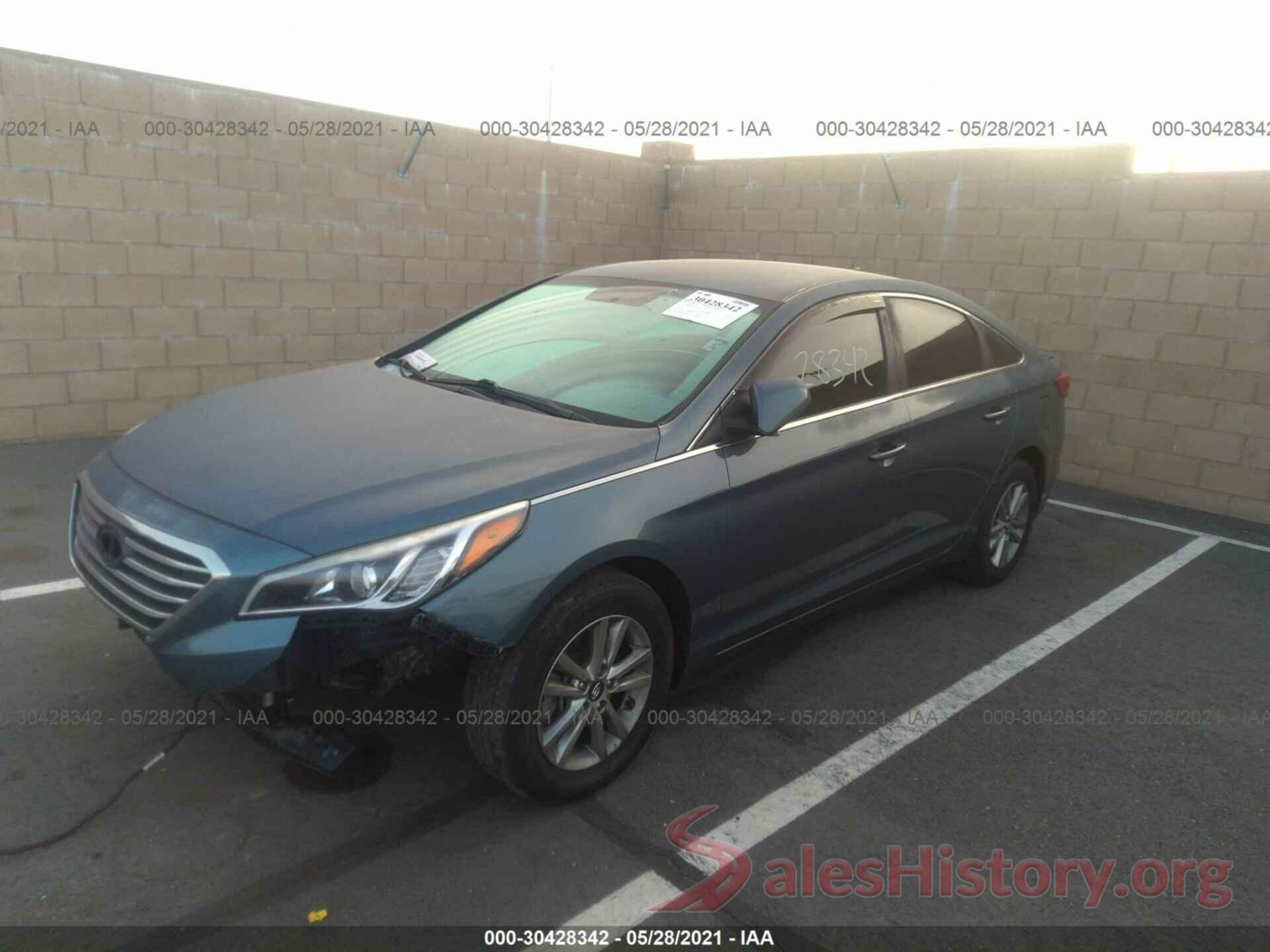 5NPE24AF9GH322577 2016 HYUNDAI SONATA