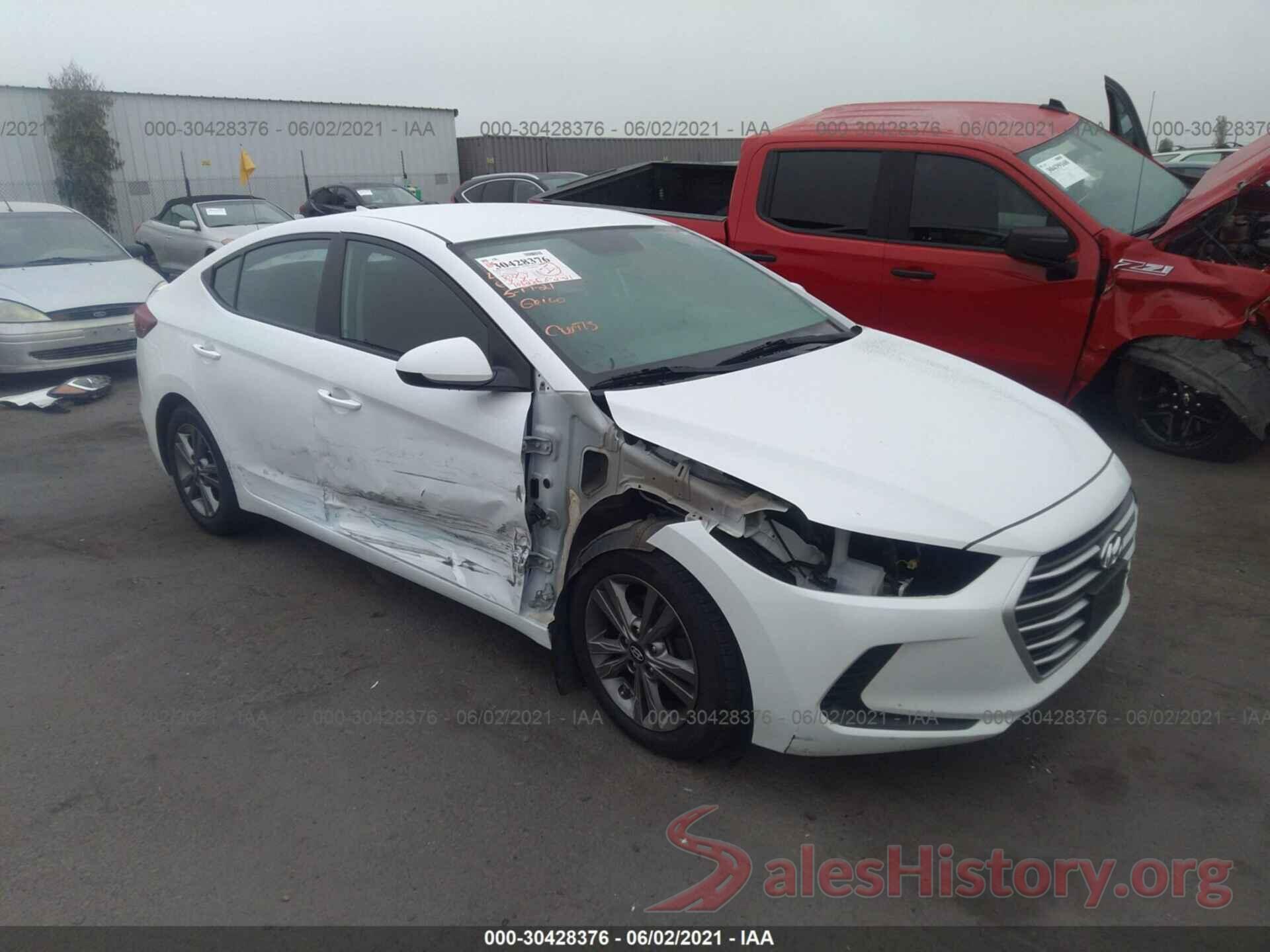 5NPD84LF4JH224104 2018 HYUNDAI ELANTRA