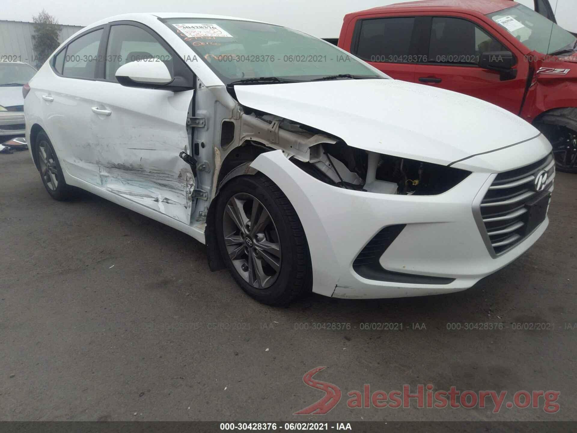 5NPD84LF4JH224104 2018 HYUNDAI ELANTRA