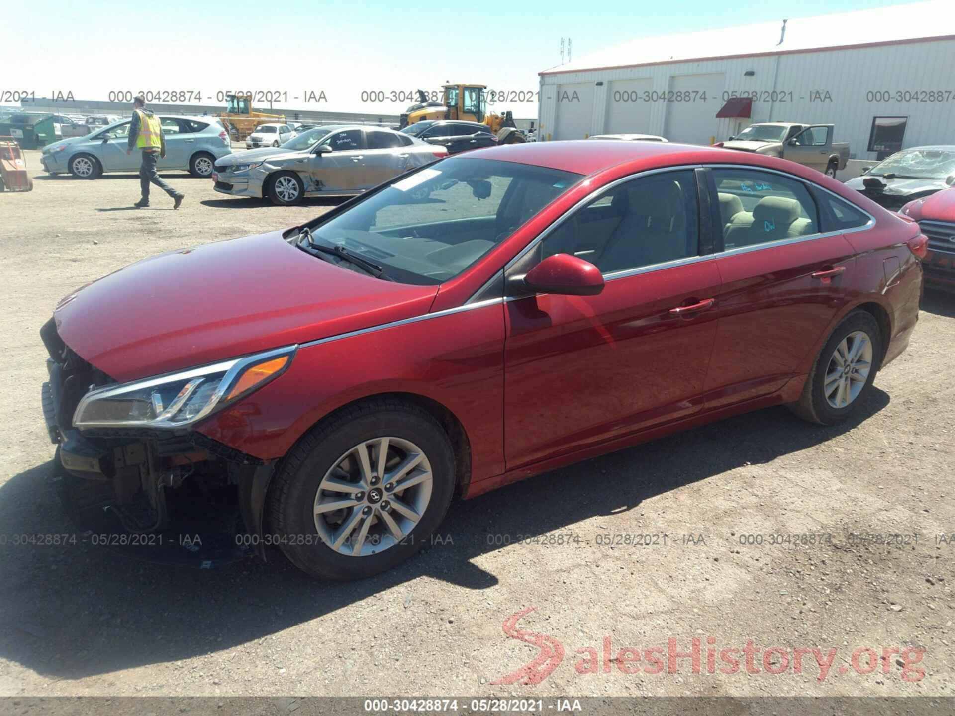 5NPE24AFXGH290979 2016 HYUNDAI SONATA