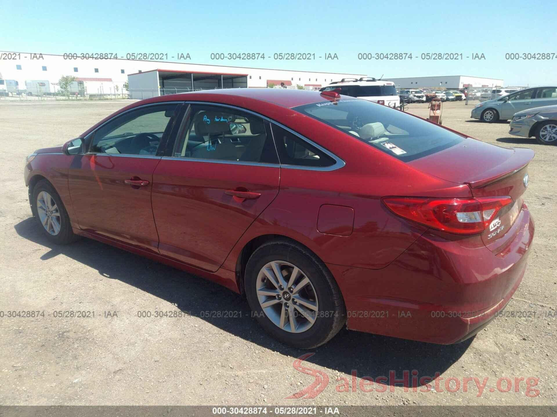 5NPE24AFXGH290979 2016 HYUNDAI SONATA