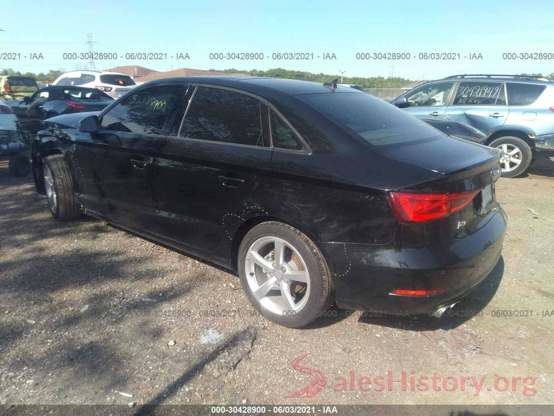 WAUA7GFF4G1012643 2016 AUDI A3