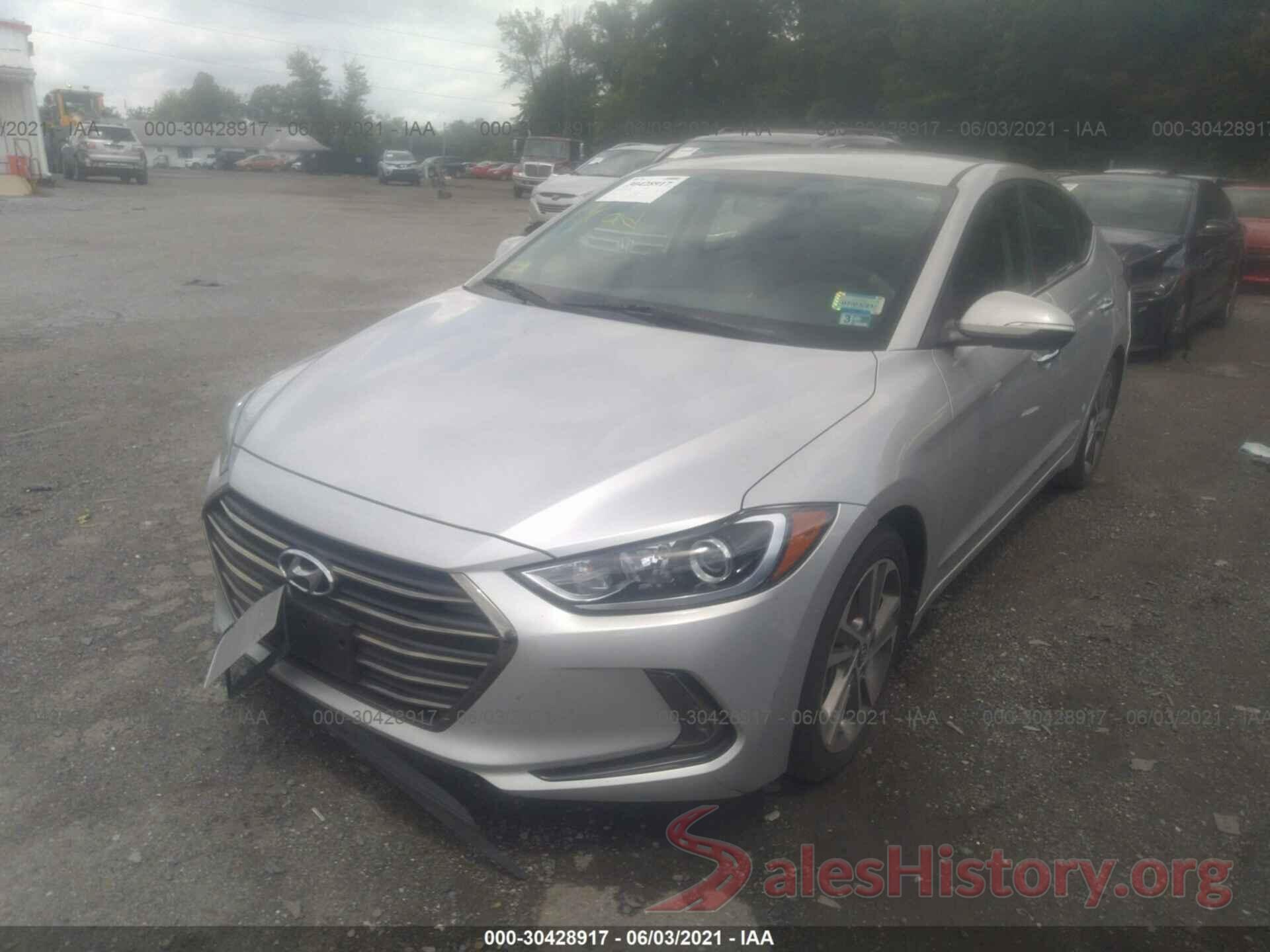 5NPD84LF6HH001217 2017 HYUNDAI ELANTRA