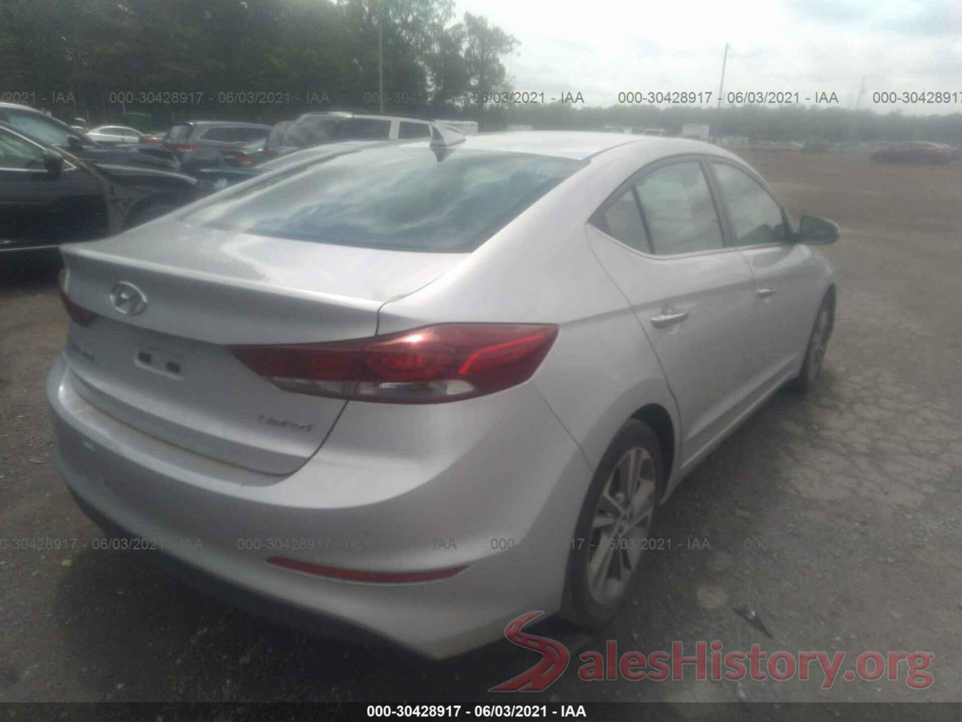 5NPD84LF6HH001217 2017 HYUNDAI ELANTRA