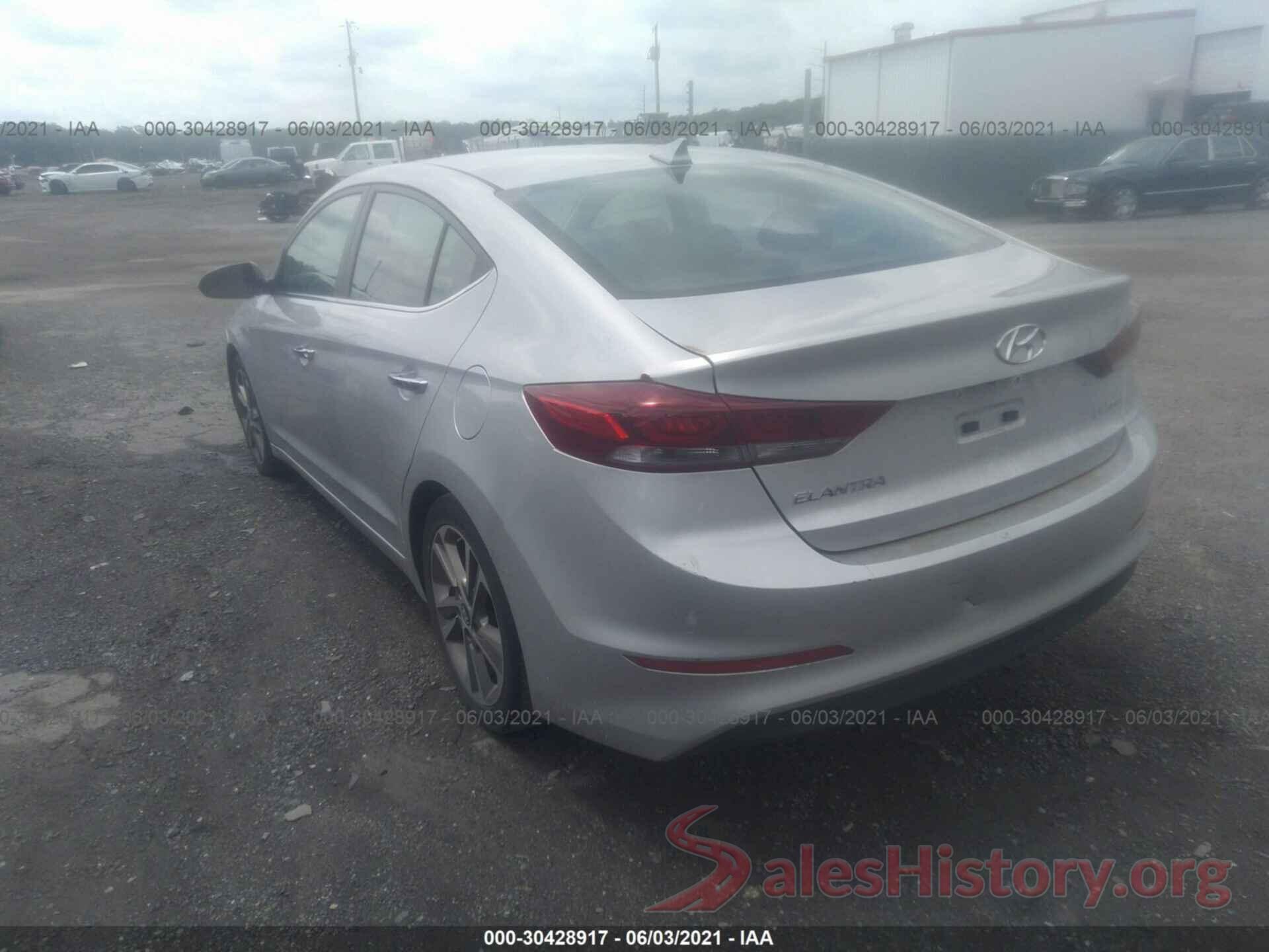 5NPD84LF6HH001217 2017 HYUNDAI ELANTRA