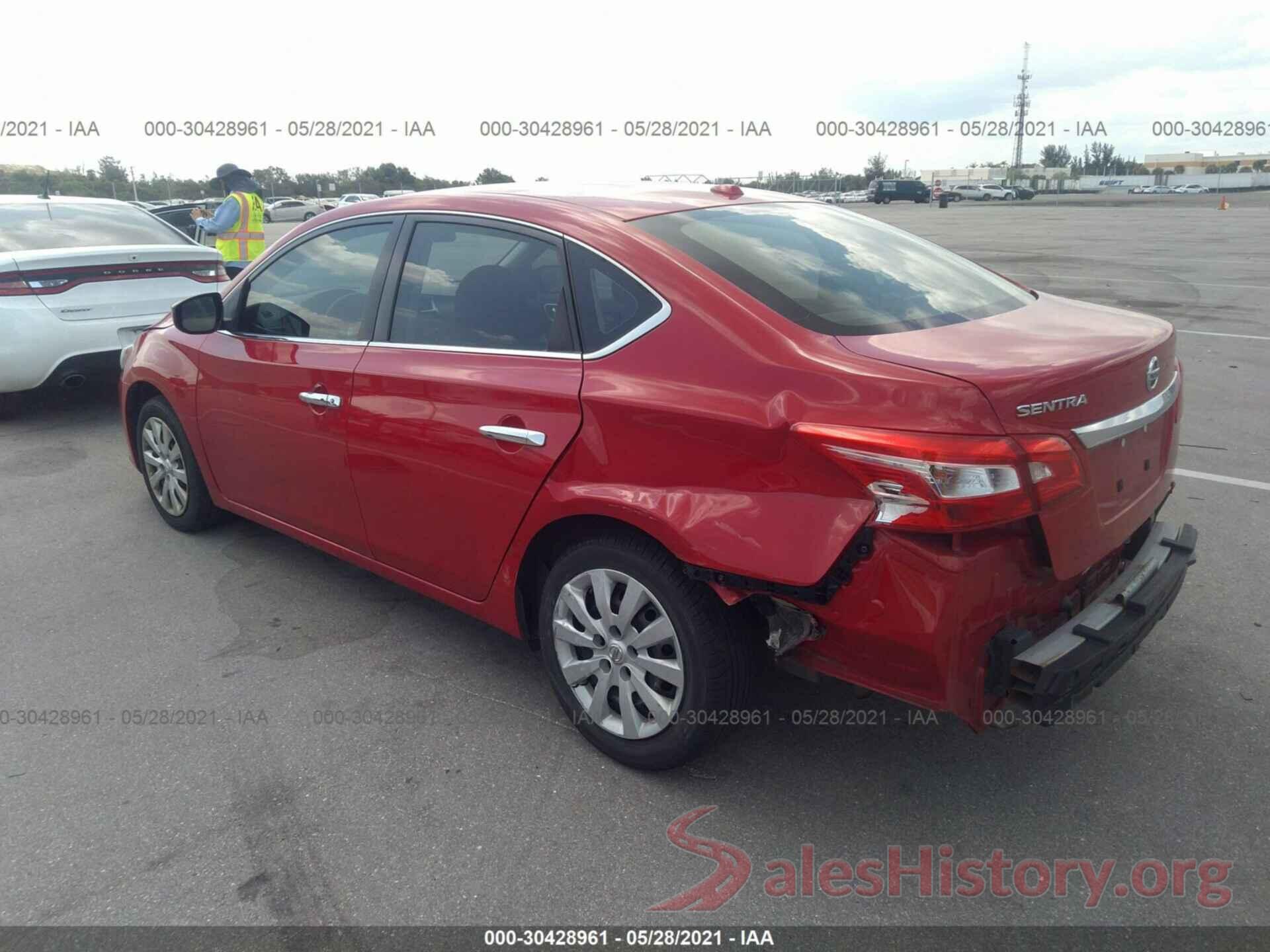 3N1AB7AP7HL695386 2017 NISSAN SENTRA