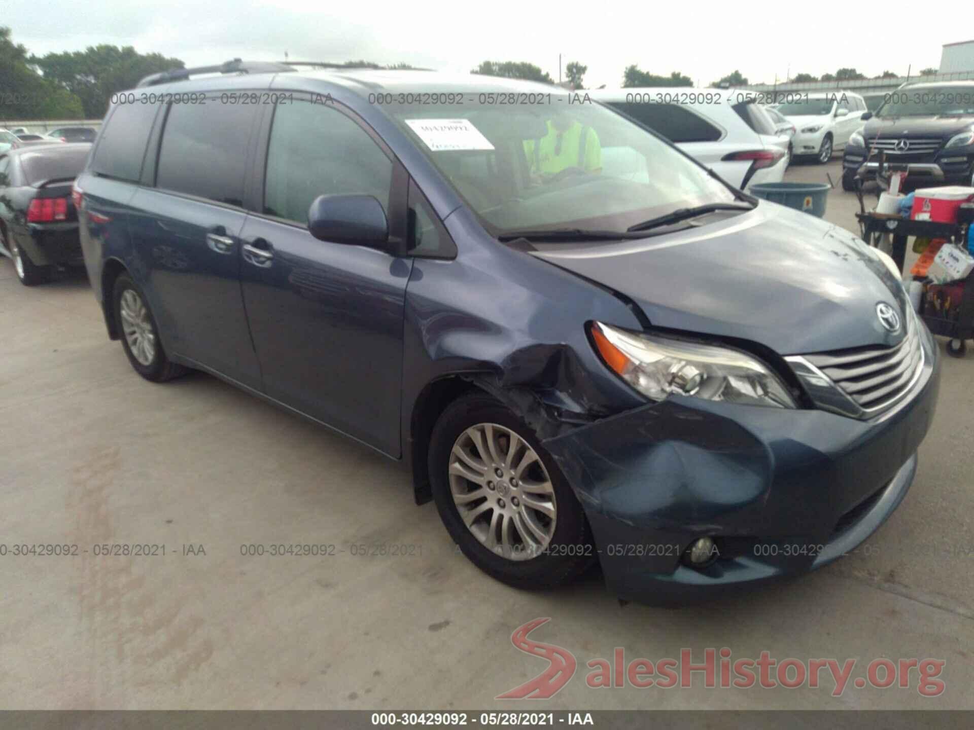 5TDYK3DCXGS764951 2016 TOYOTA SIENNA