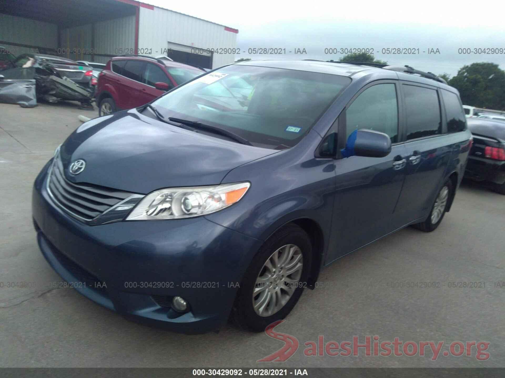 5TDYK3DCXGS764951 2016 TOYOTA SIENNA