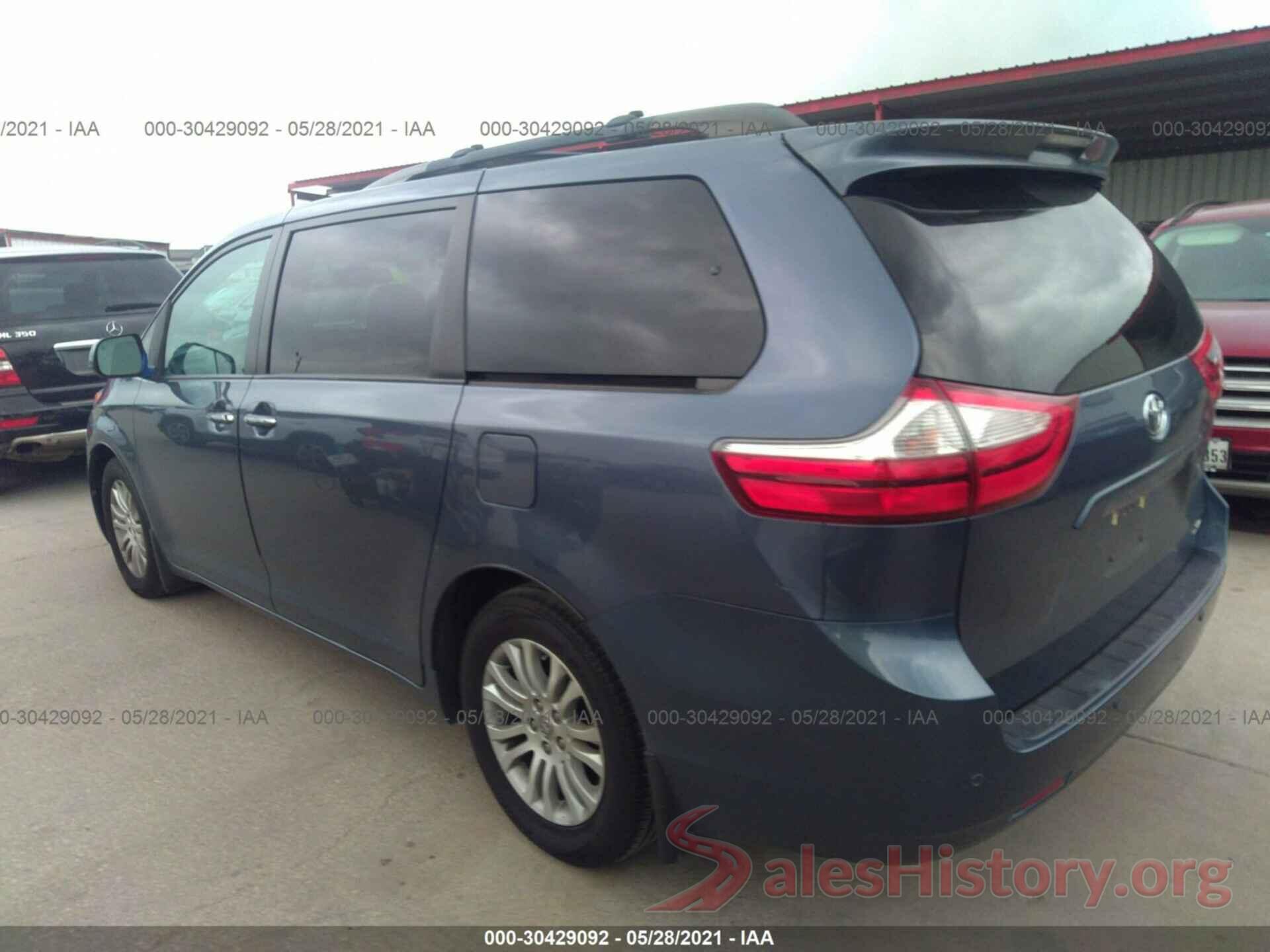 5TDYK3DCXGS764951 2016 TOYOTA SIENNA