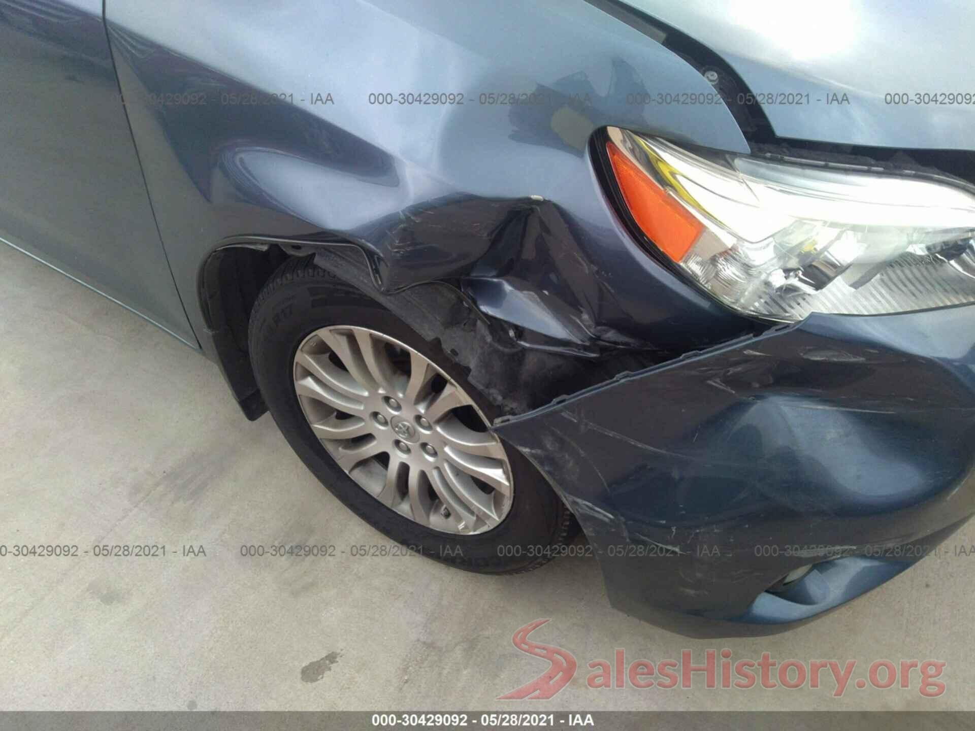 5TDYK3DCXGS764951 2016 TOYOTA SIENNA