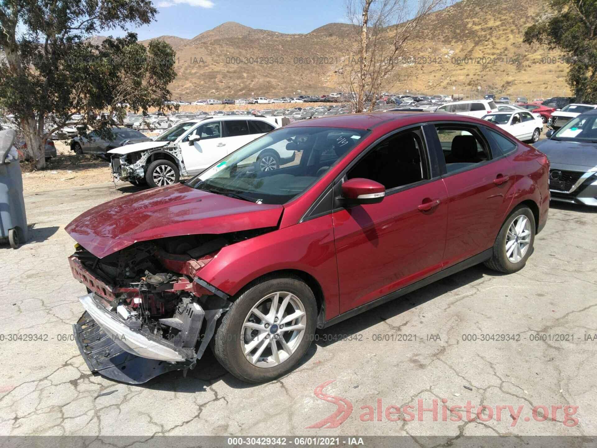 1FADP3F20HL343592 2017 FORD FOCUS