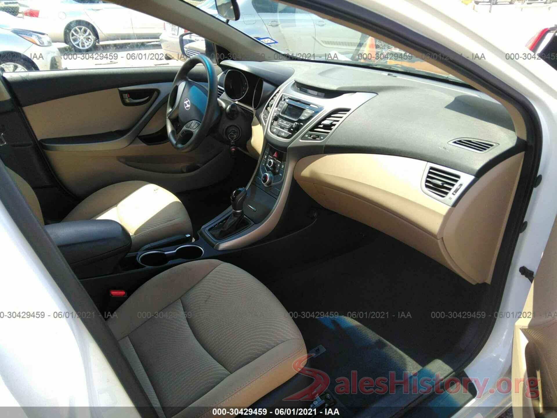 5NPDH4AEXGH725713 2016 HYUNDAI ELANTRA