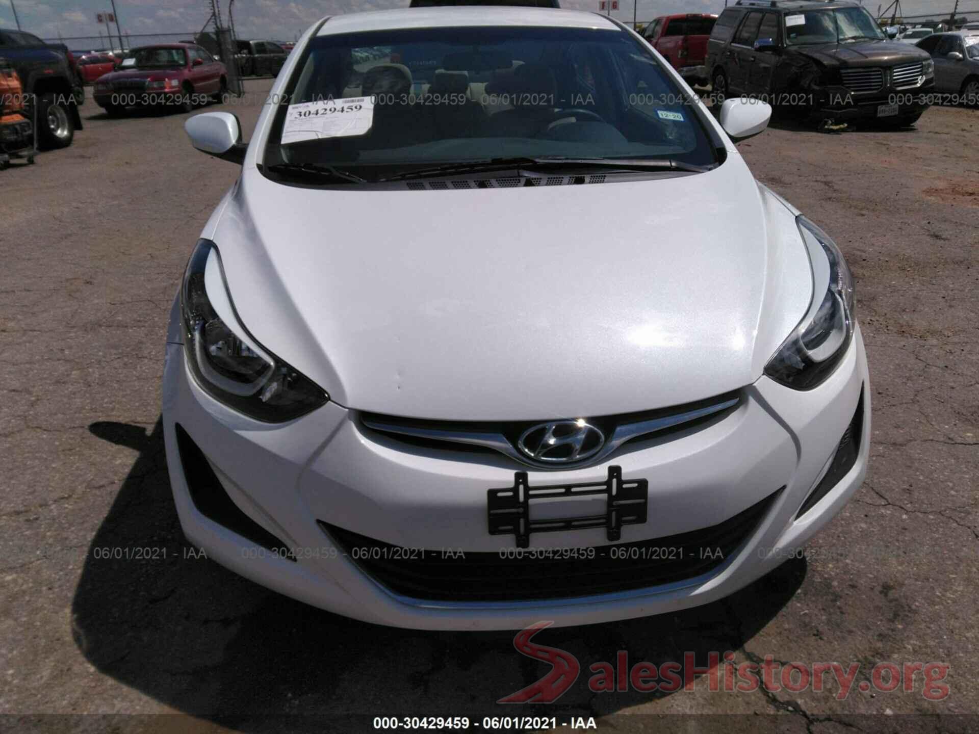 5NPDH4AEXGH725713 2016 HYUNDAI ELANTRA