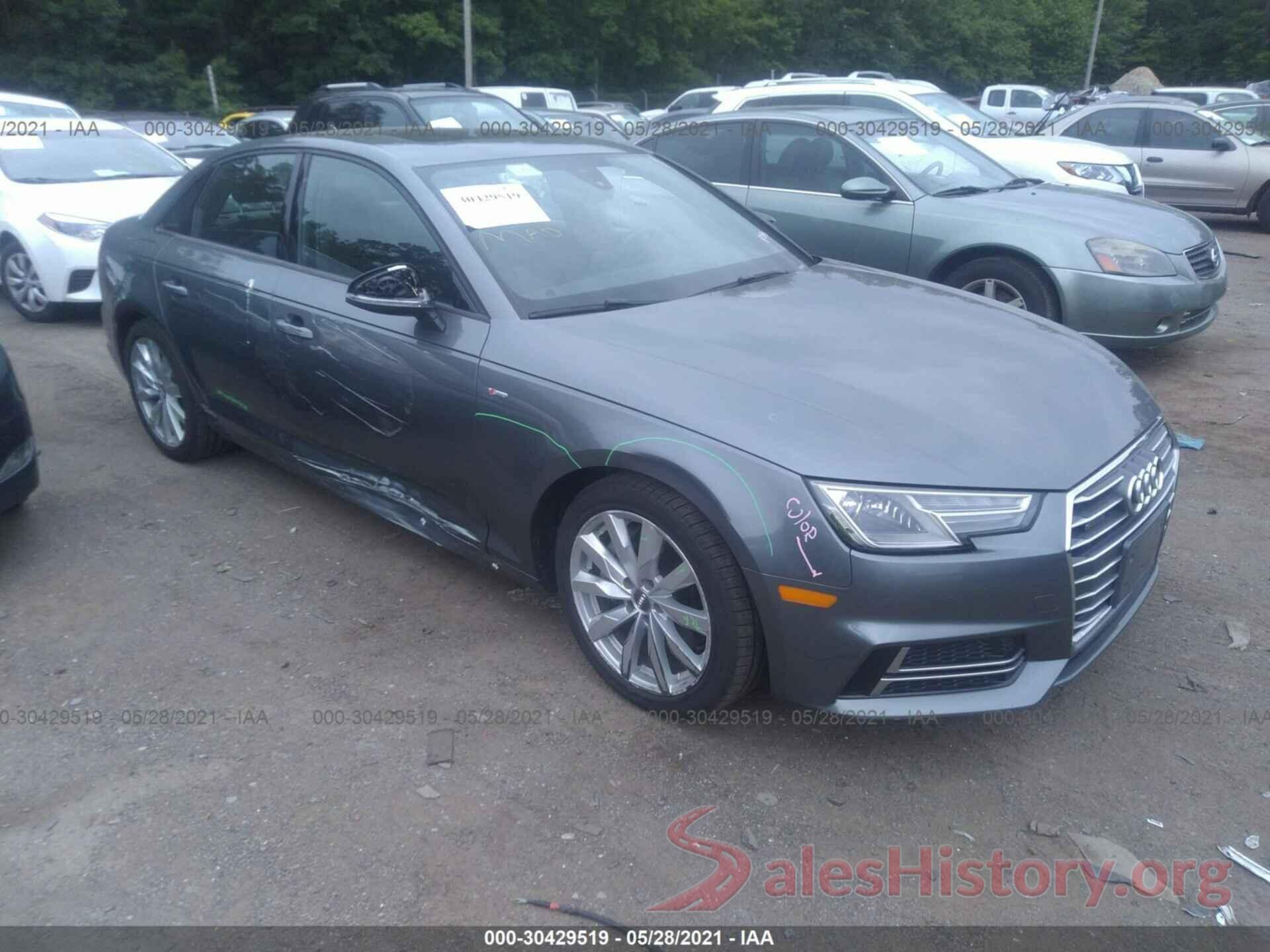 WAUDNAF47JA035520 2018 AUDI A4