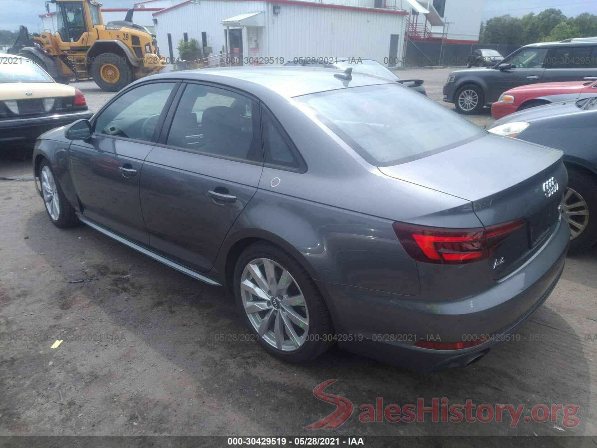 WAUDNAF47JA035520 2018 AUDI A4