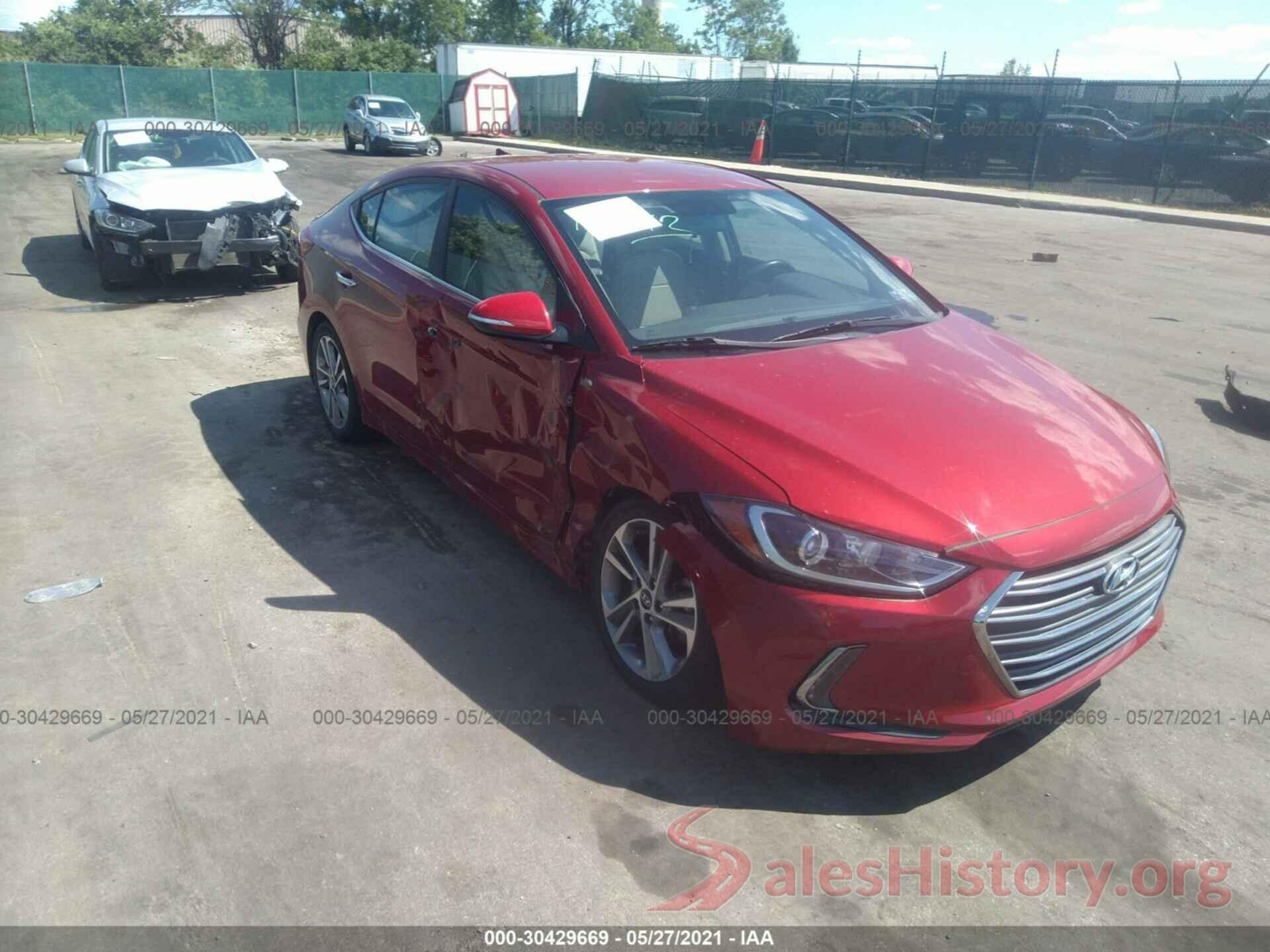 KMHD84LF9HU283709 2017 HYUNDAI ELANTRA