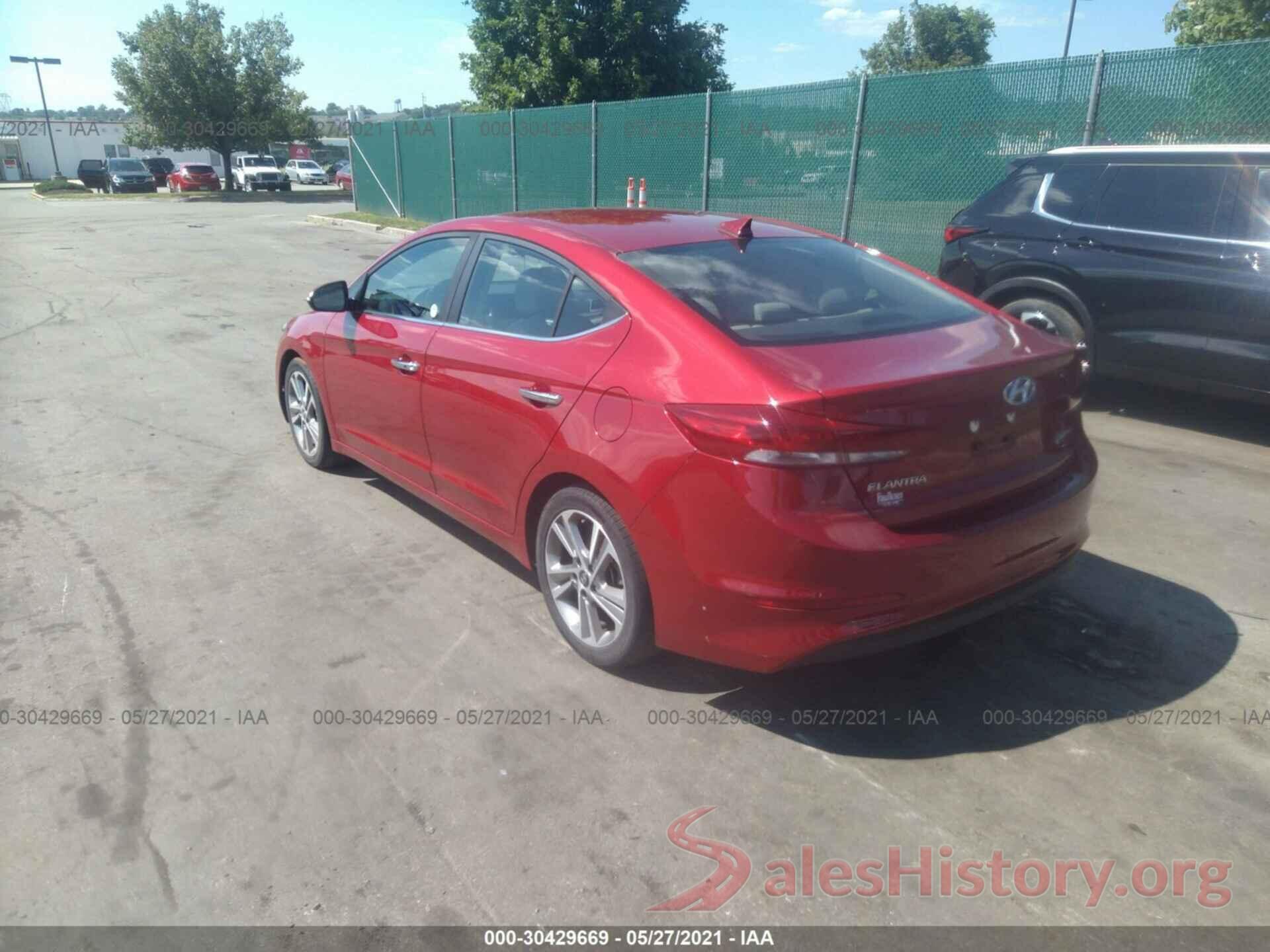 KMHD84LF9HU283709 2017 HYUNDAI ELANTRA