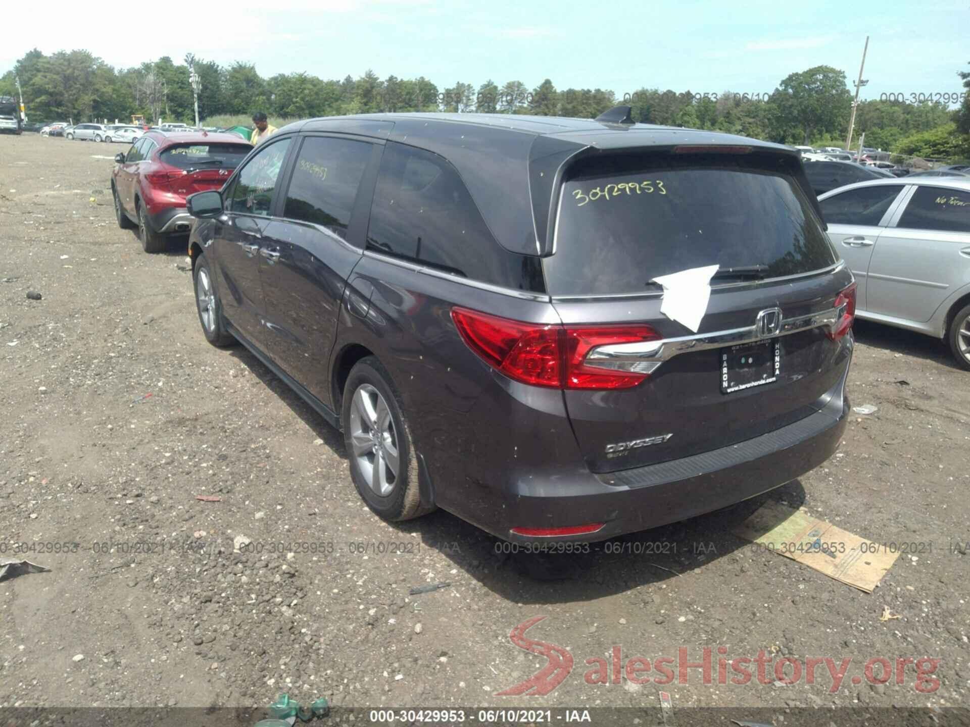 5FNRL6H78KB038891 2019 HONDA ODYSSEY