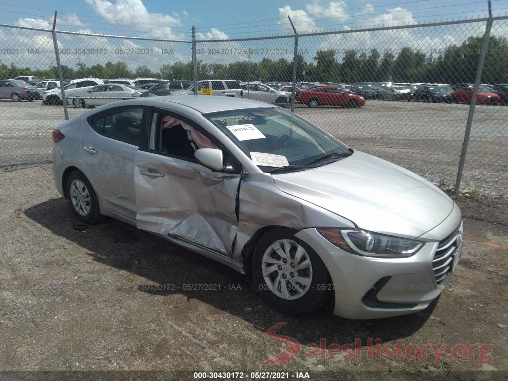 5NPD74LF4HH209048 2017 HYUNDAI ELANTRA