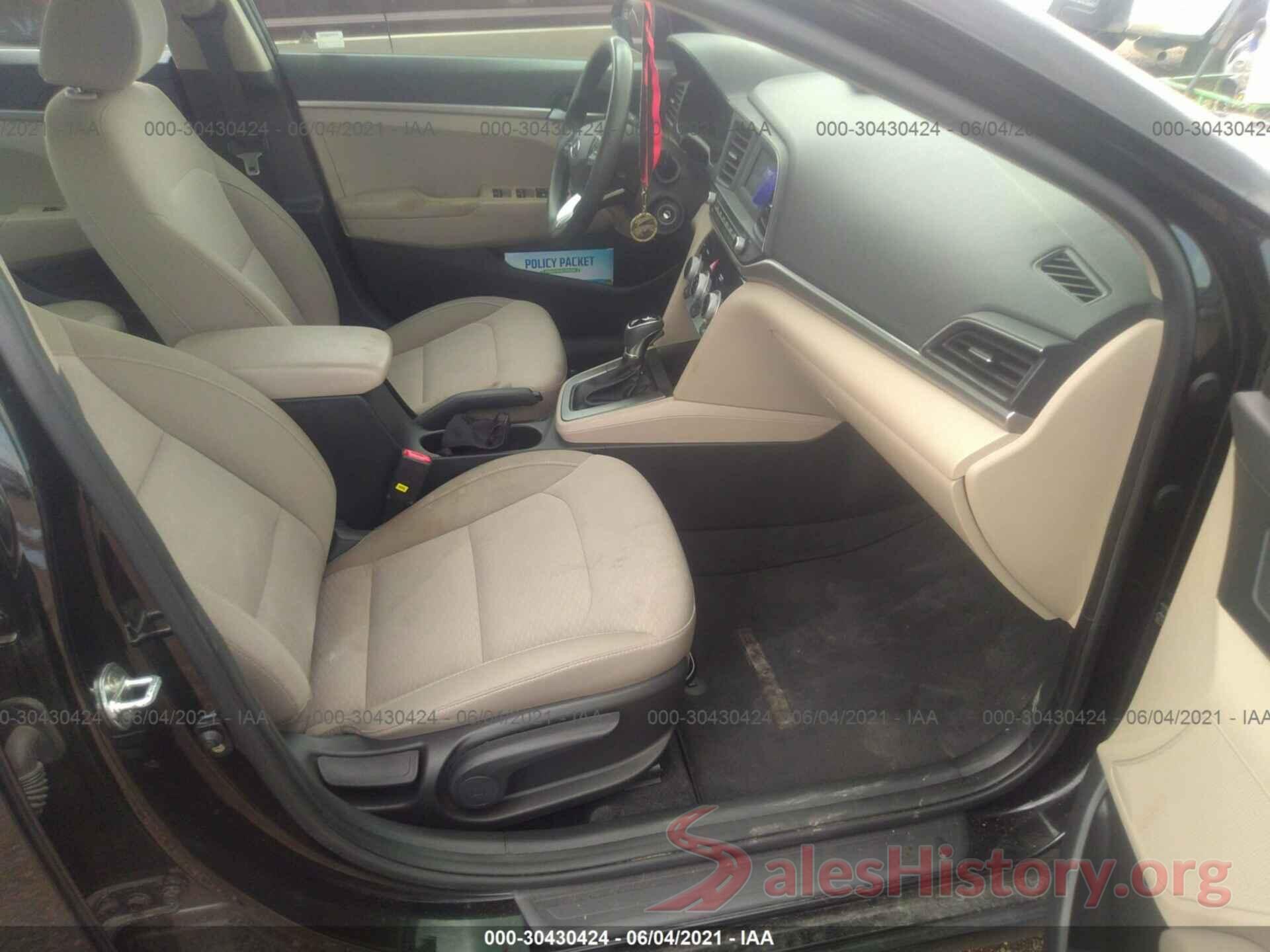 KMHD74LFXKU808061 2019 HYUNDAI ELANTRA