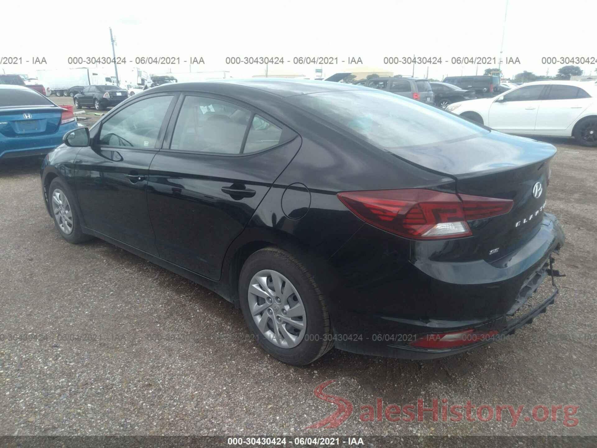 KMHD74LFXKU808061 2019 HYUNDAI ELANTRA