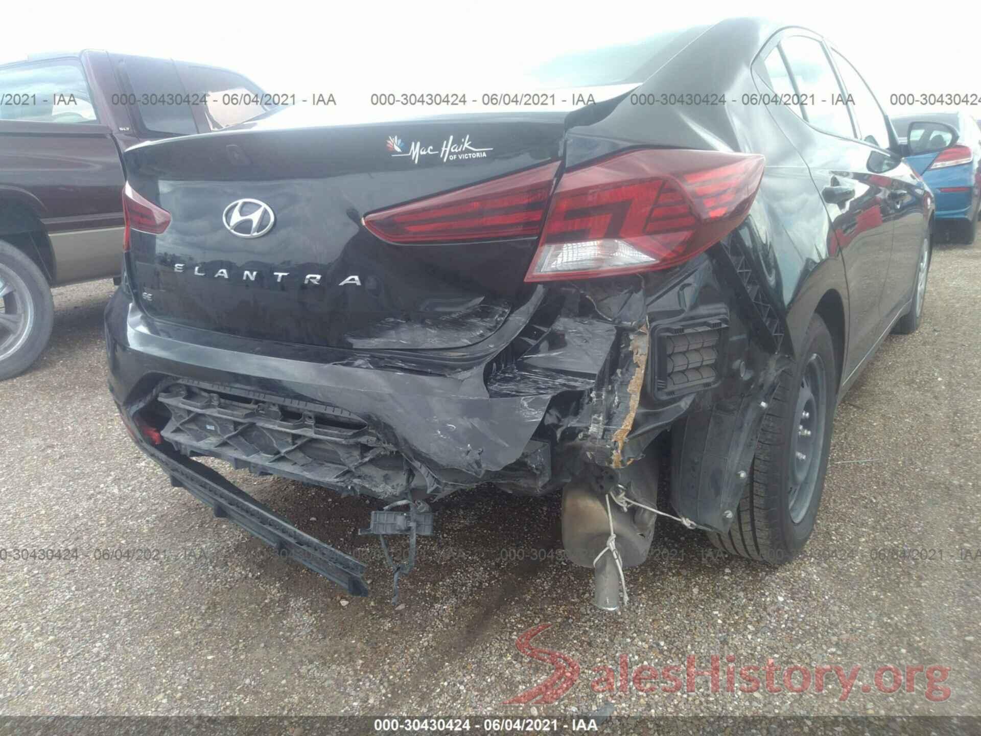 KMHD74LFXKU808061 2019 HYUNDAI ELANTRA