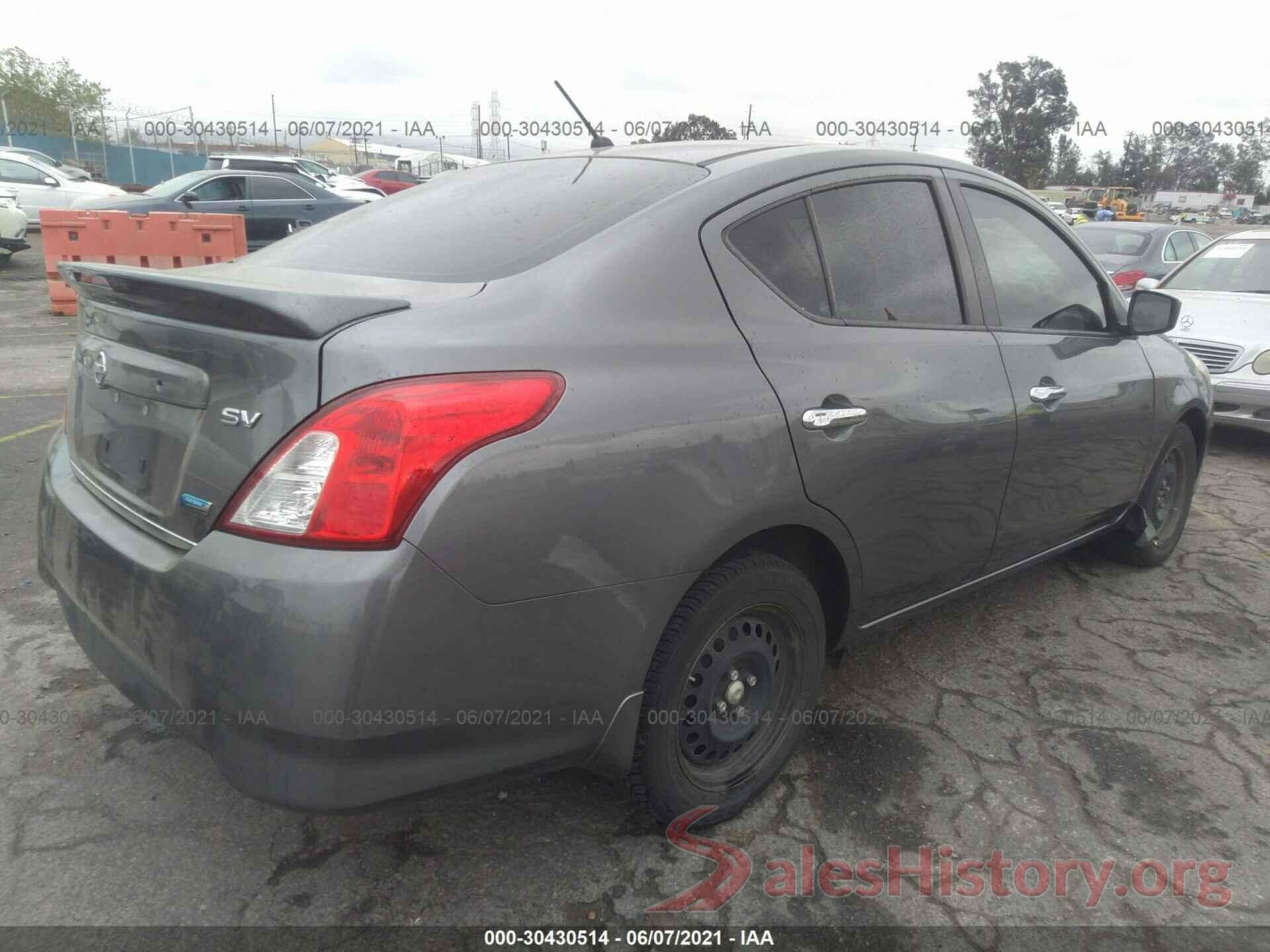 3N1CN7AP0GL901081 2016 NISSAN VERSA