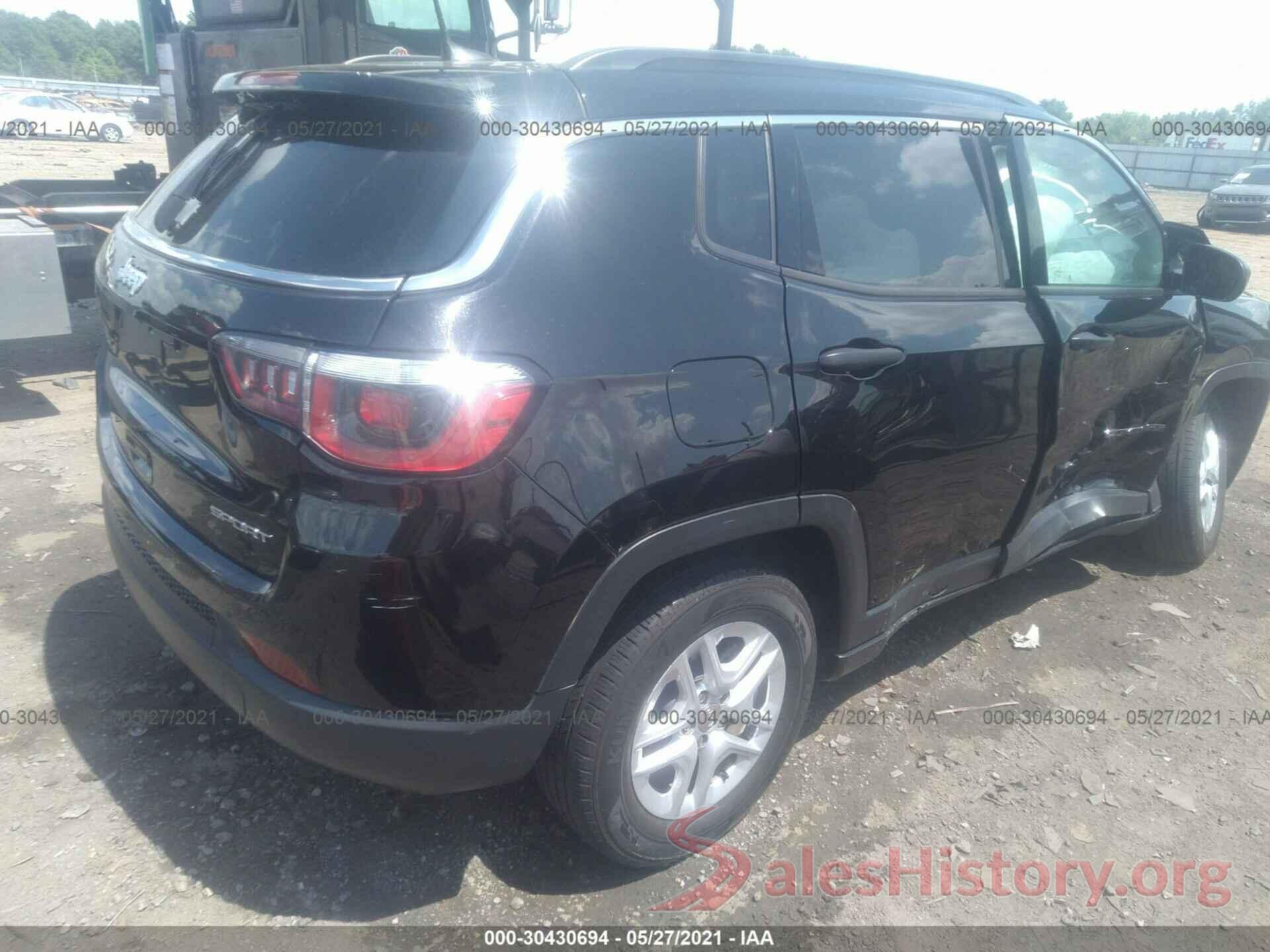 3C4NJCAB8KT613087 2019 JEEP COMPASS