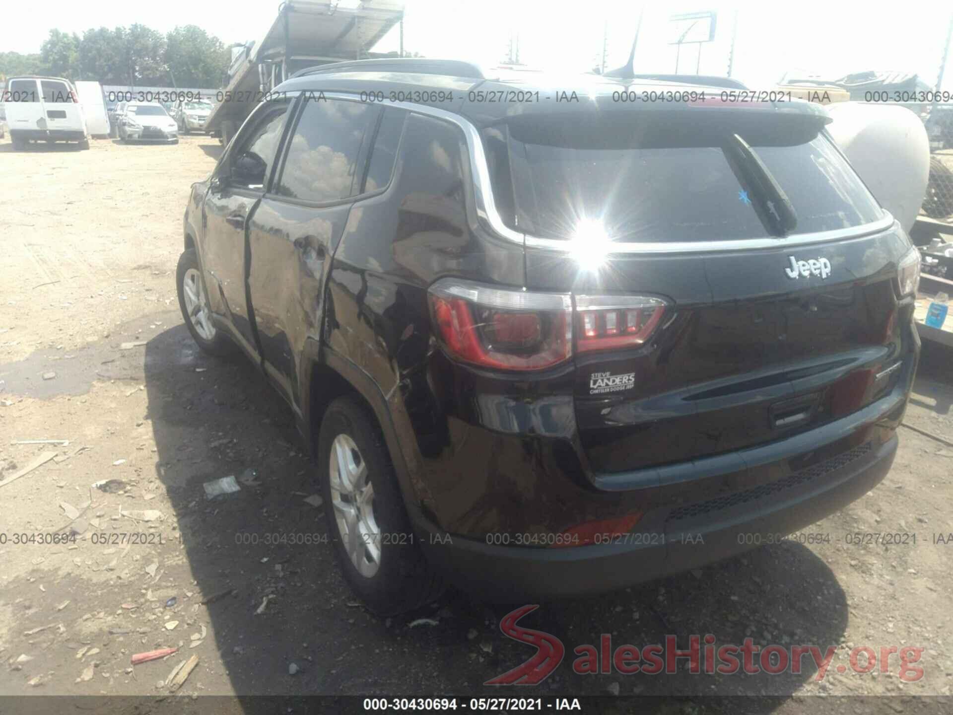 3C4NJCAB8KT613087 2019 JEEP COMPASS