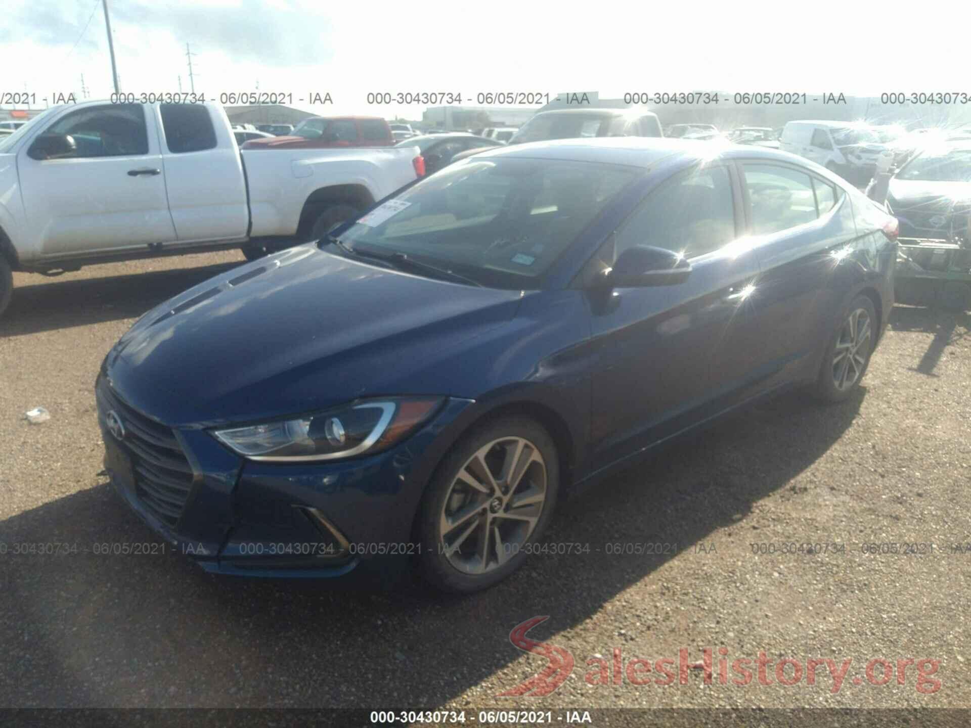 5NPD84LF2HH073550 2017 HYUNDAI ELANTRA