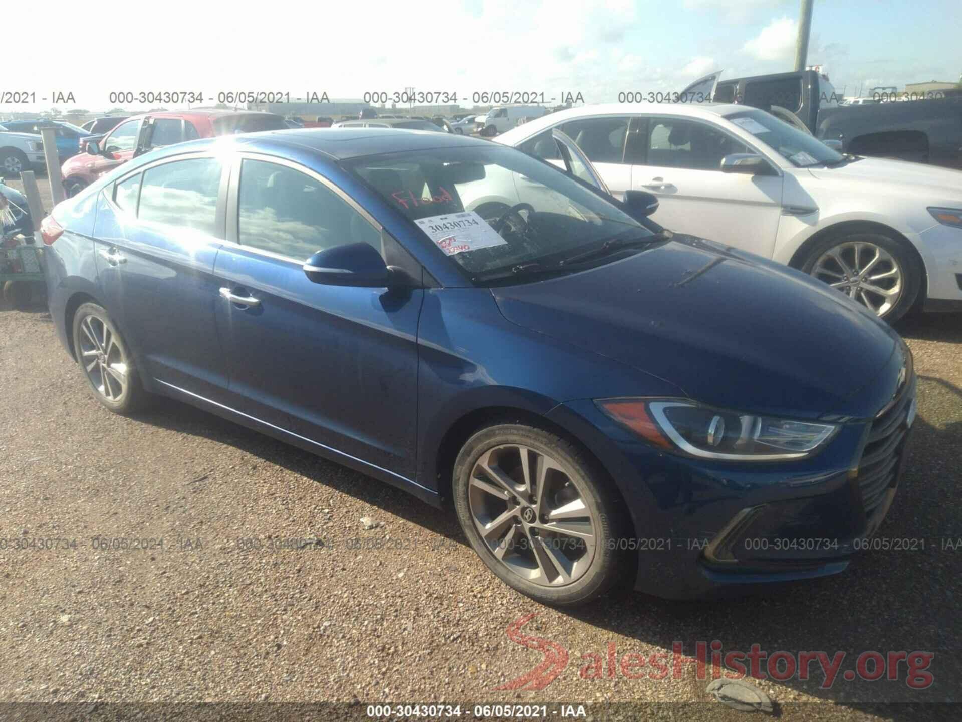 5NPD84LF2HH073550 2017 HYUNDAI ELANTRA