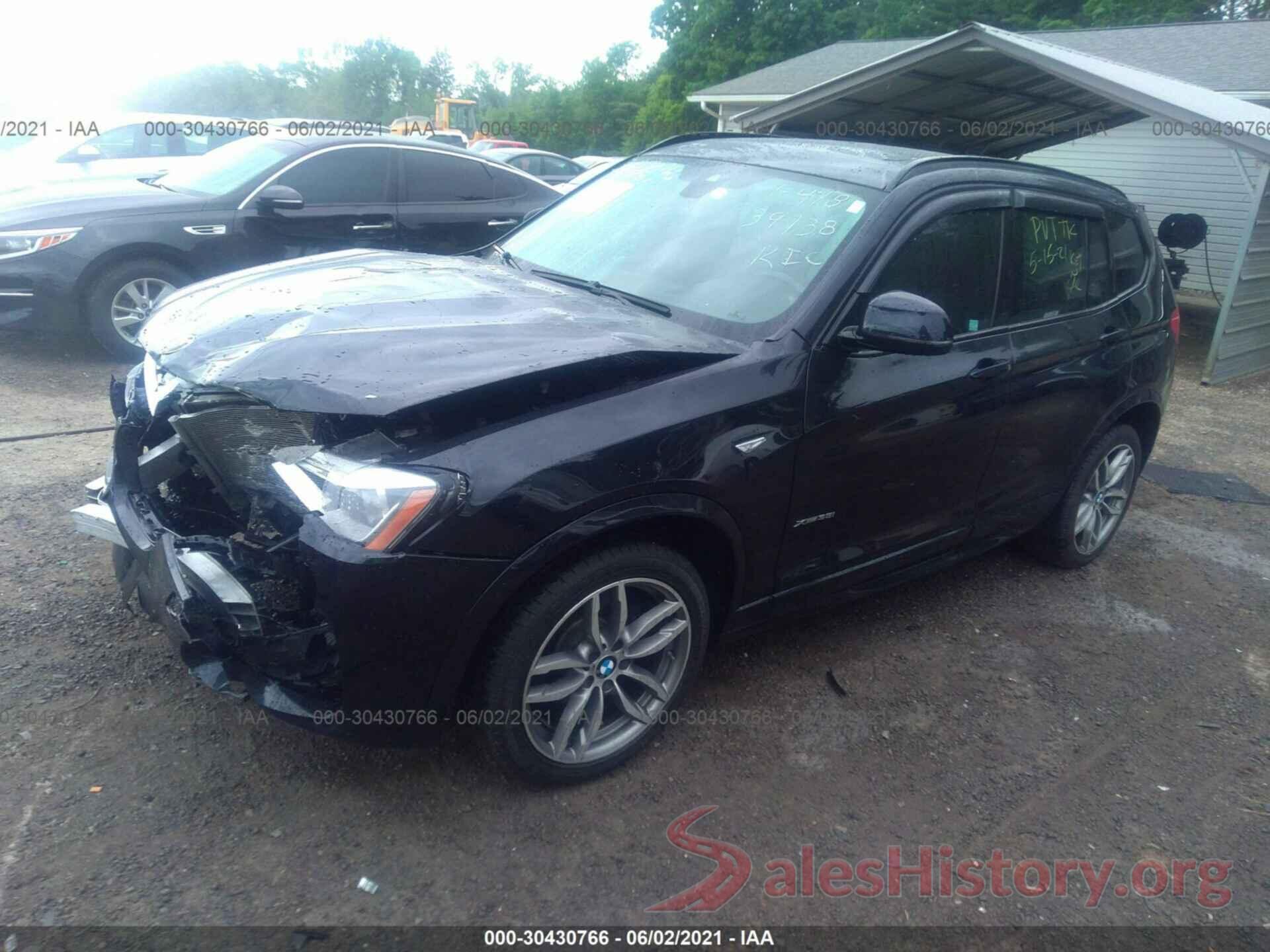 5UXWX7C5XH0U39738 2017 BMW X3