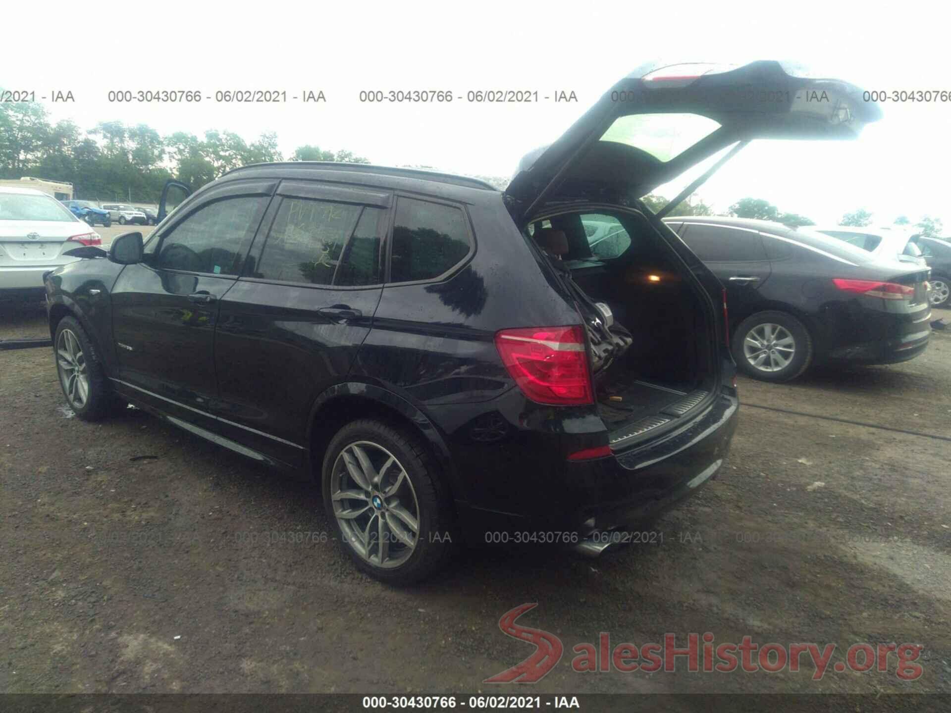 5UXWX7C5XH0U39738 2017 BMW X3