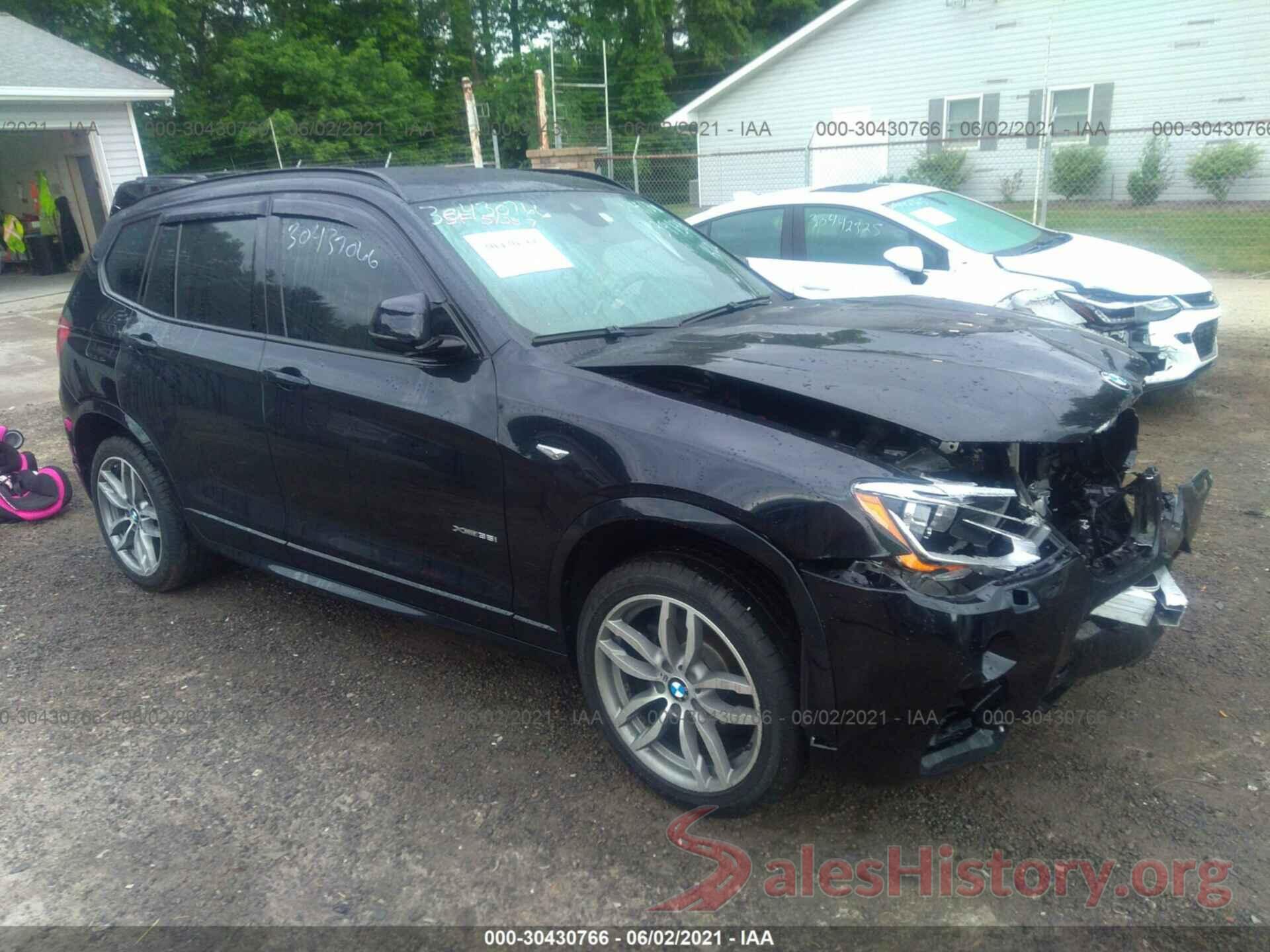 5UXWX7C5XH0U39738 2017 BMW X3