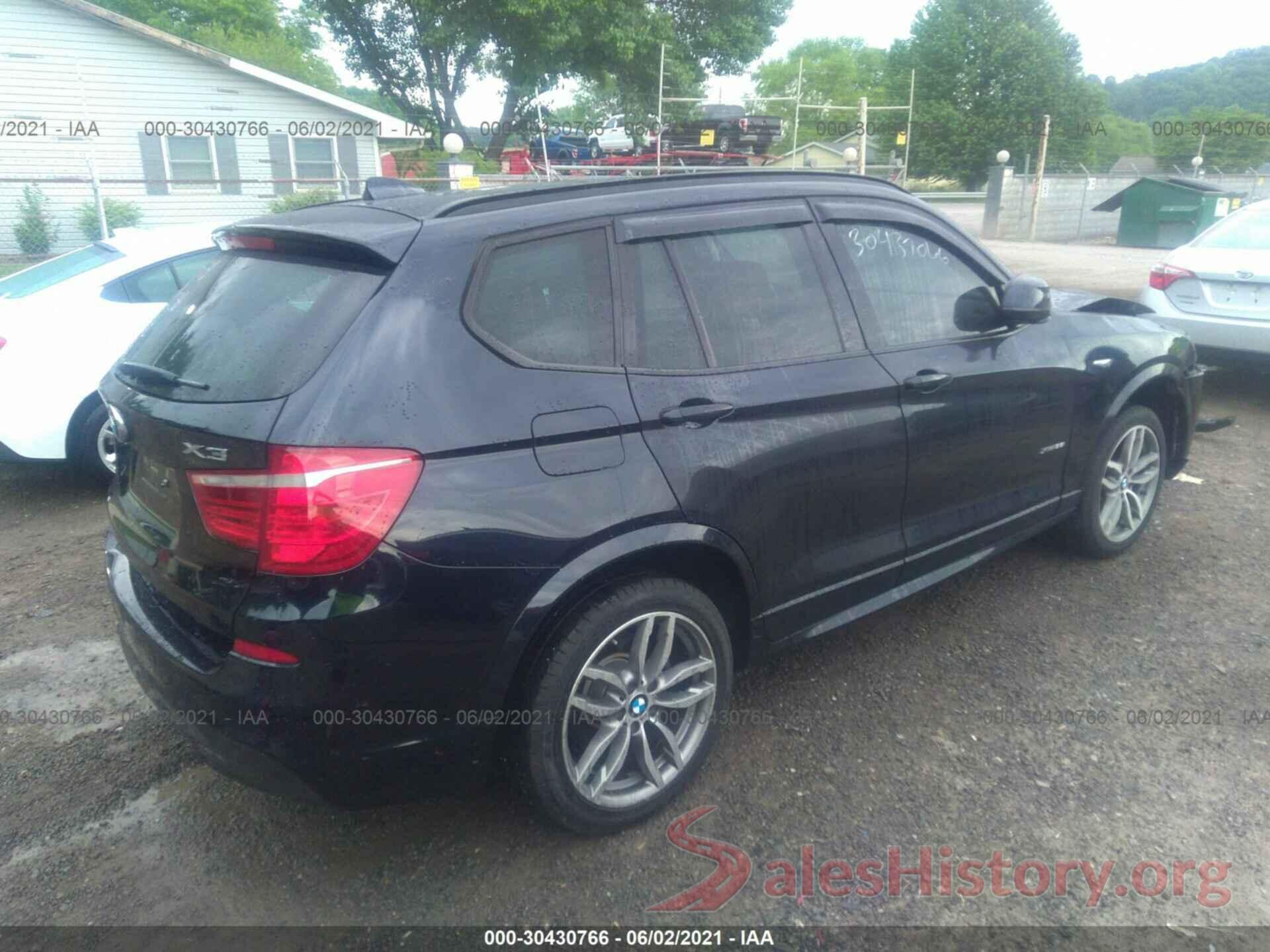 5UXWX7C5XH0U39738 2017 BMW X3