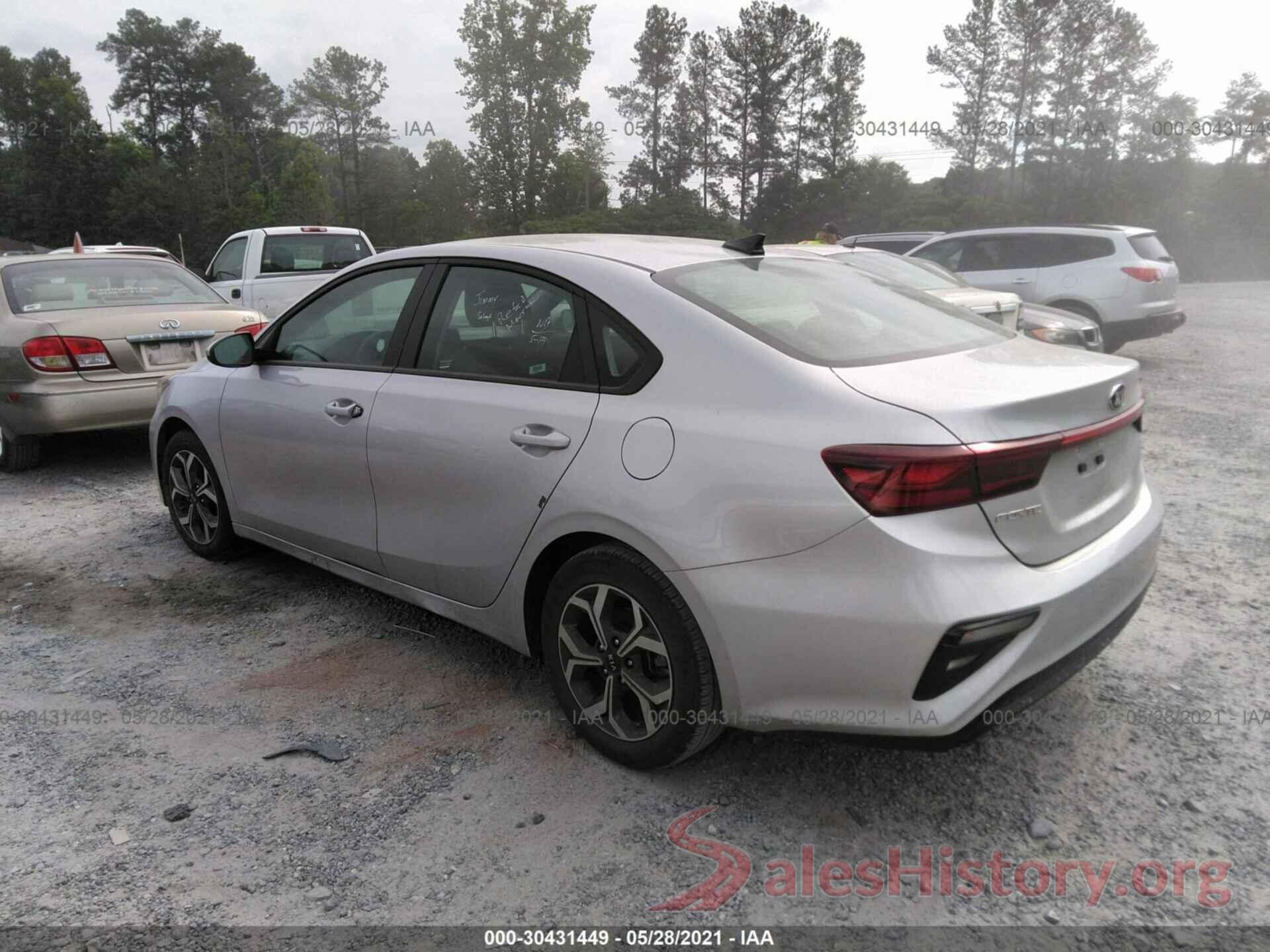 3KPF24ADXLE140937 2020 KIA FORTE