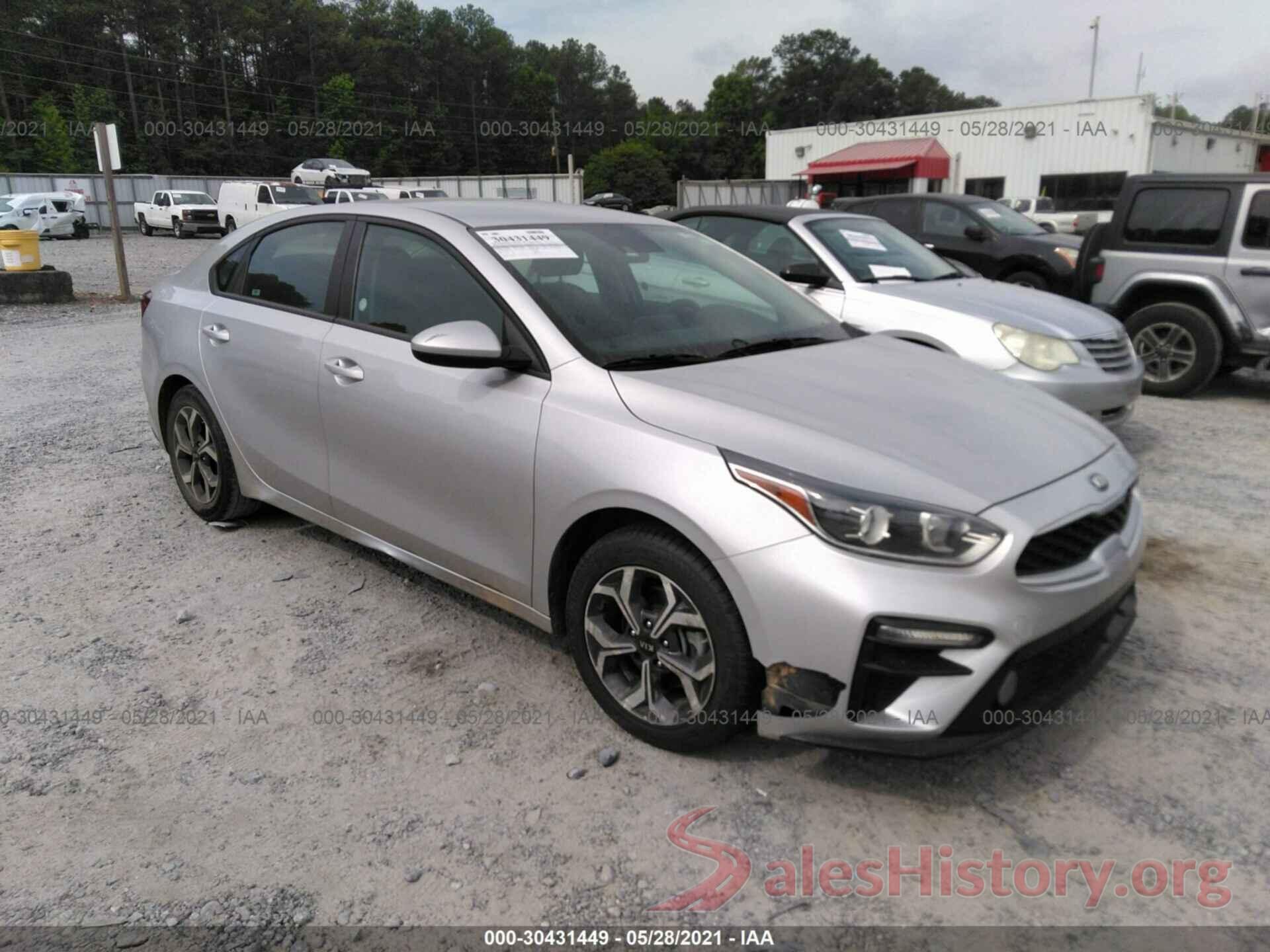 3KPF24ADXLE140937 2020 KIA FORTE