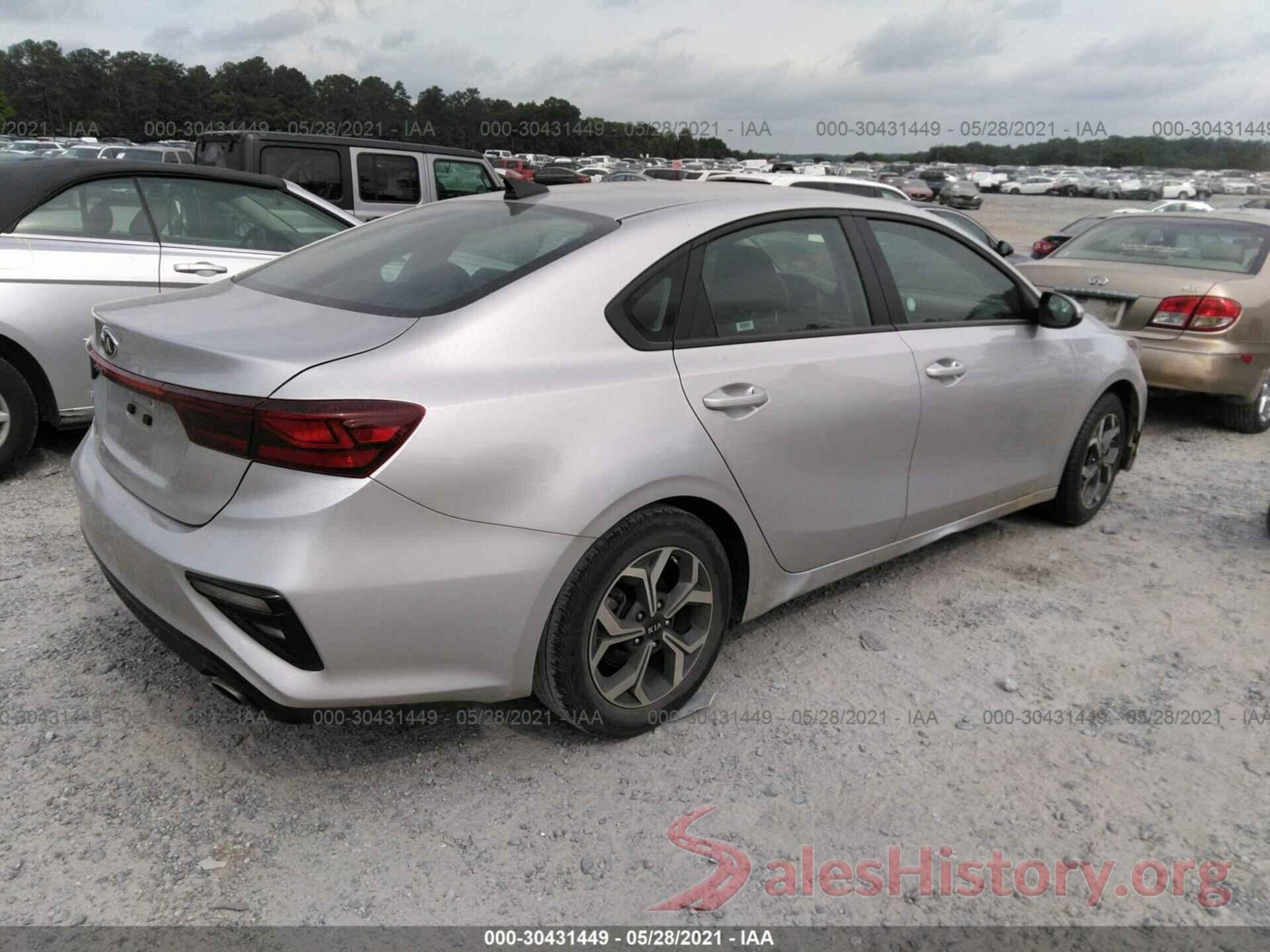 3KPF24ADXLE140937 2020 KIA FORTE